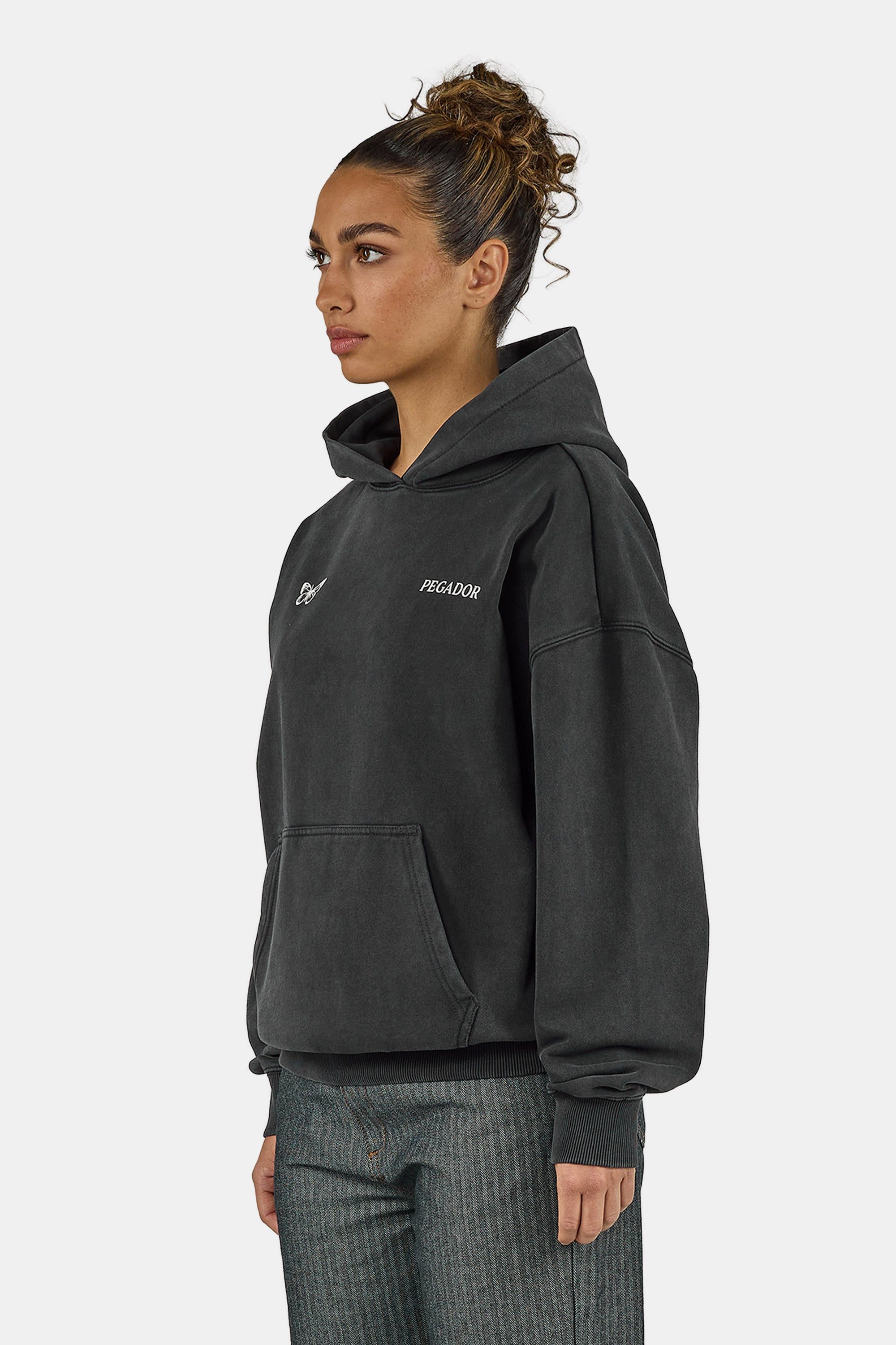 PEGADOR Kapuzensweatshirt Nivelles Oversized Hoodie Baumwollmischung, oversize