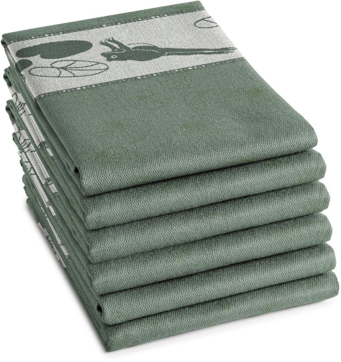 DDDDD Geschirrtuch Froggy, (Set, 6-tlg) günstig online kaufen