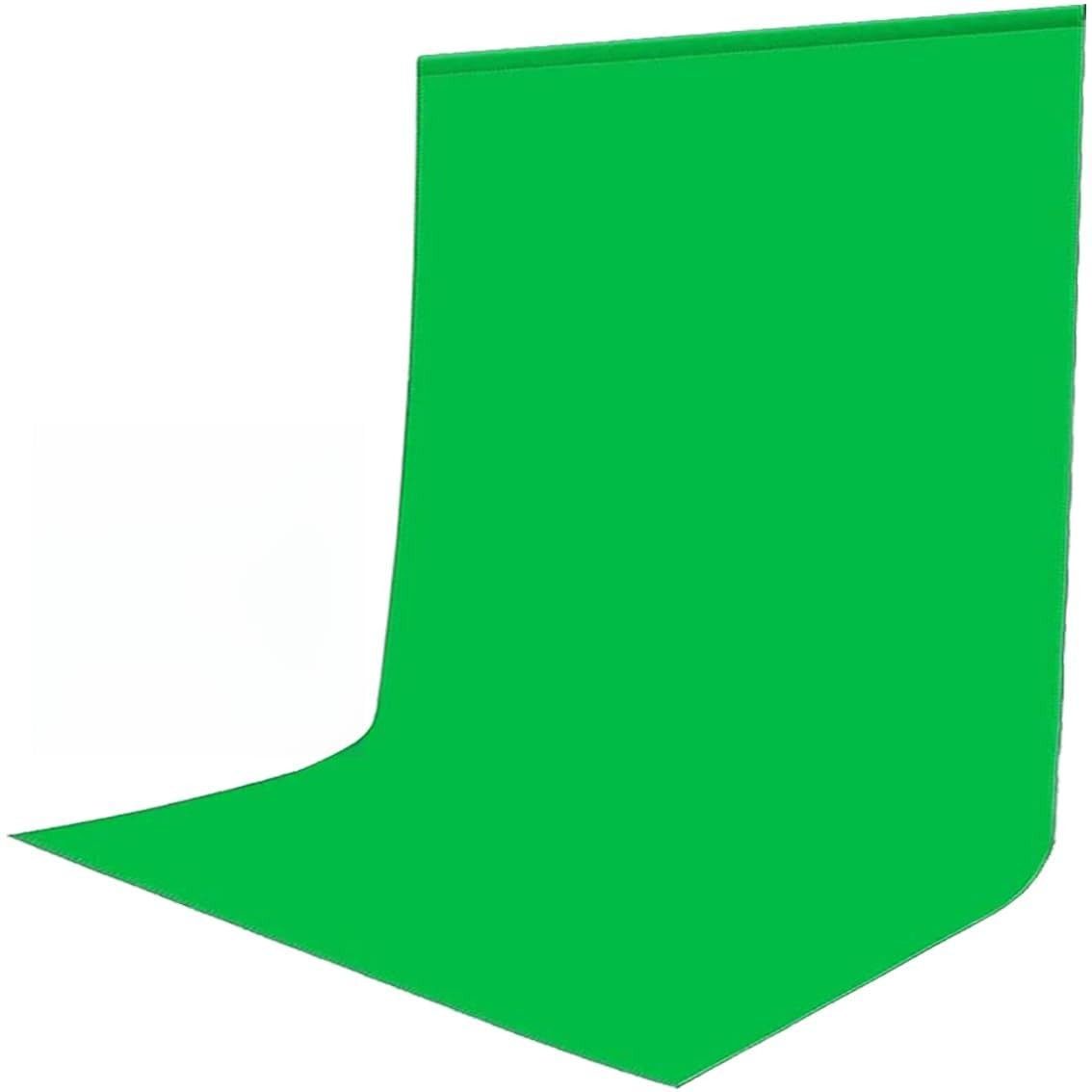 Bundviel Fotohintergrund Green Screen Faltbare Fotografie Hintergründe 300 x 600cm, für Photo Video Studio, Fernsehen, Zoom, YouTube, Online-Meetings