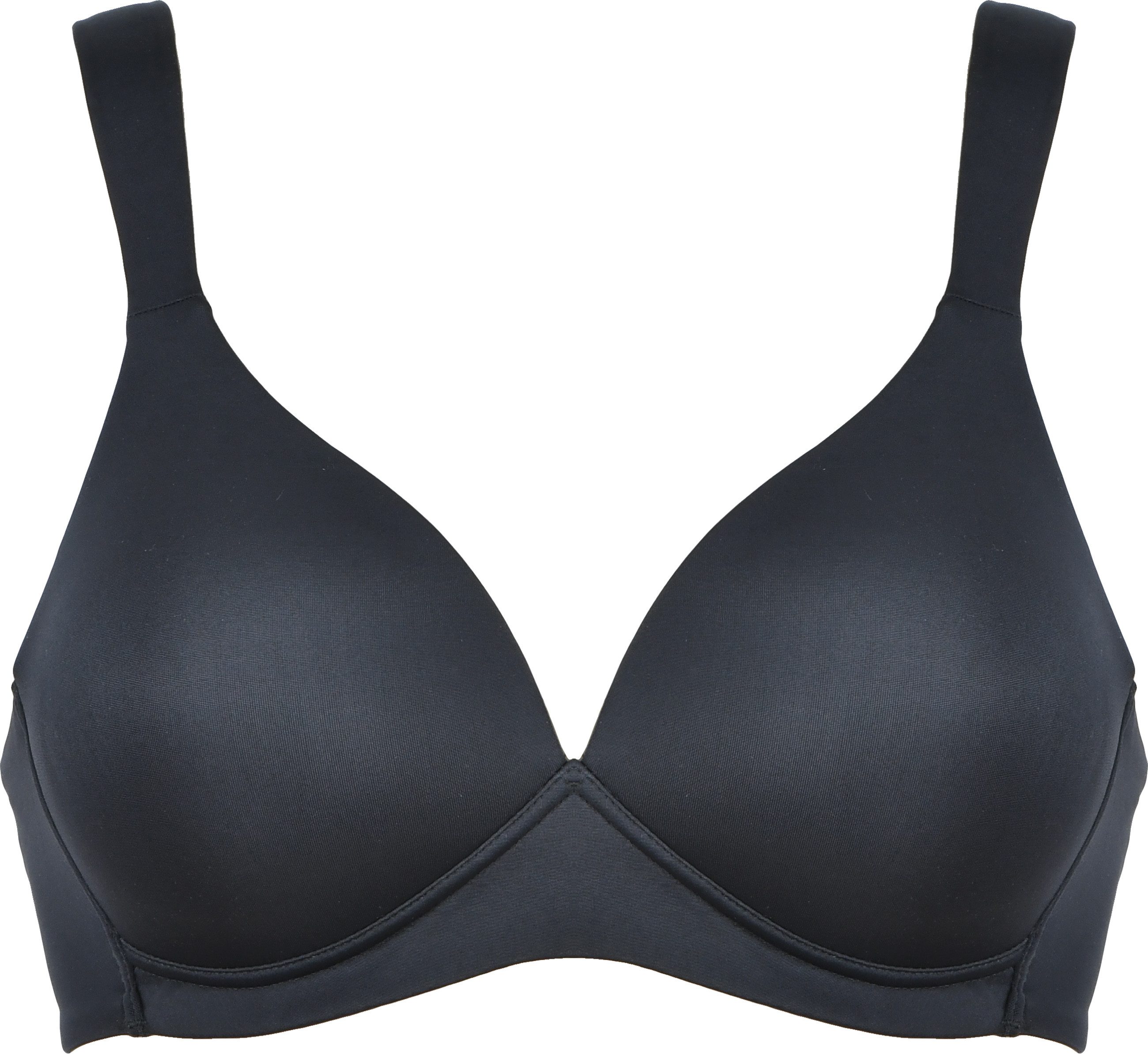 Naturana Schalen-BH The Wednesday (1-tlg) herausnehmbare Pads, breite Träger, Entlastungsträger, feminin, basic