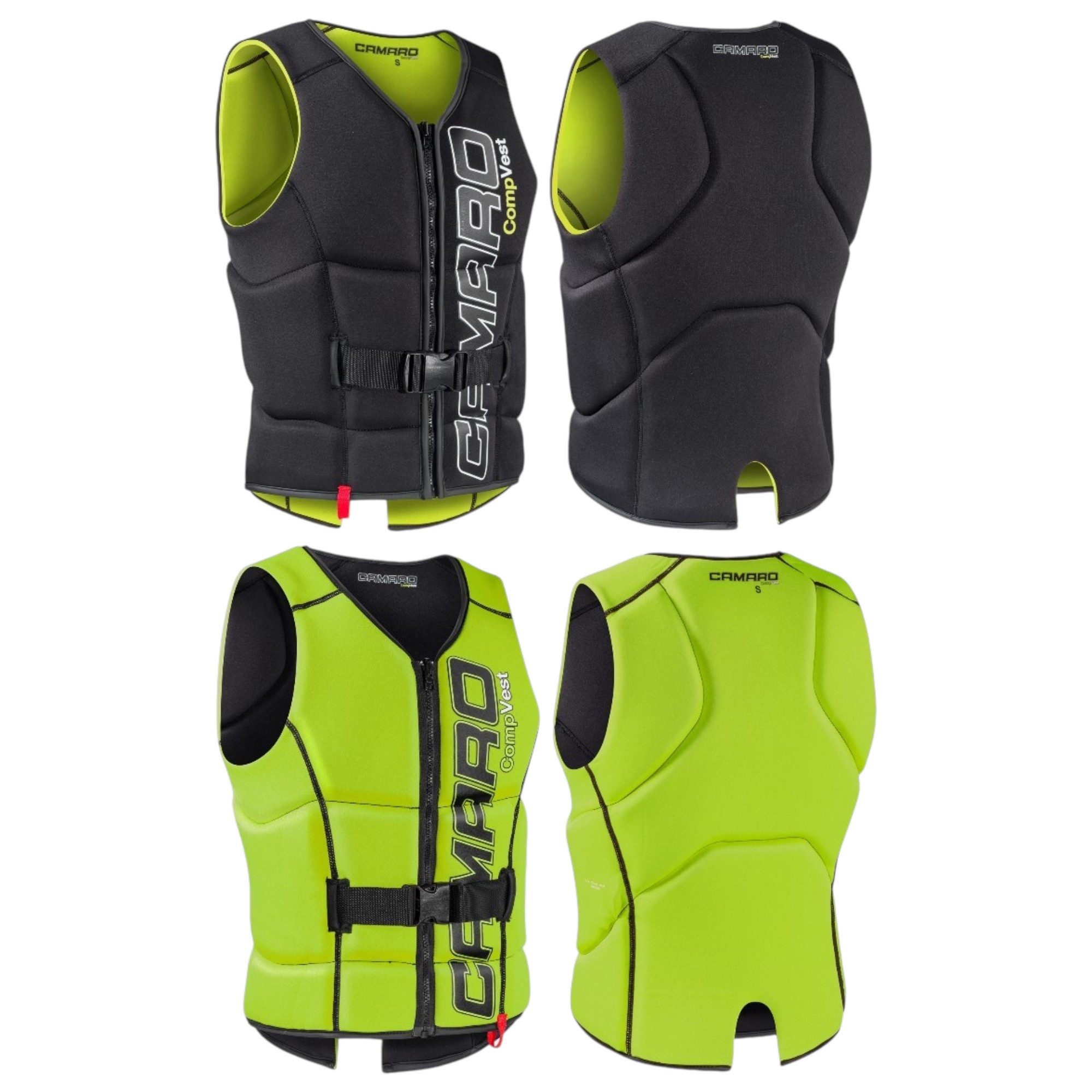 Camaro Schwimmweste CAMARO Comp Neopren Prallschutzweste Wakeboard Jetski Wasserski SUP