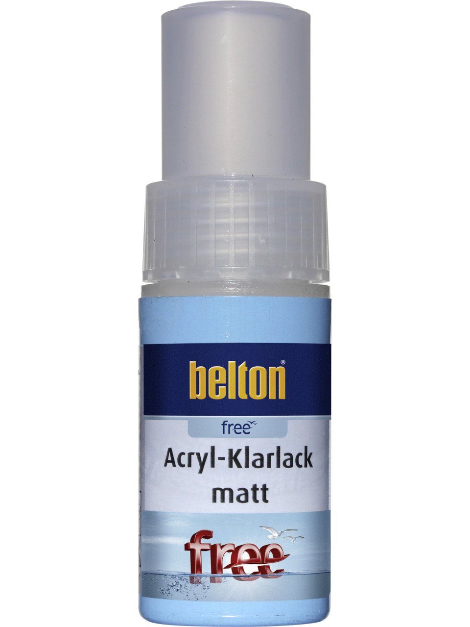 Belton Lackstift ml Klarlack free belton 9 matt Acryl-Buntlack farblos