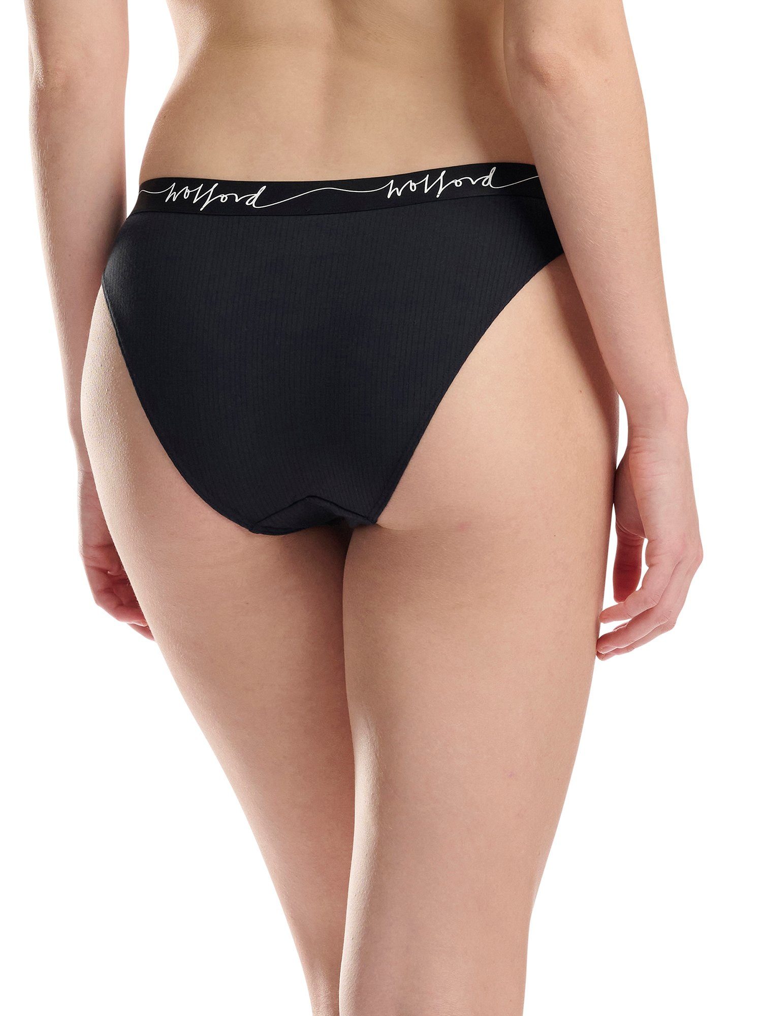 Wolford Slip Beauty Cotton Bikini (3-St) schwarz
