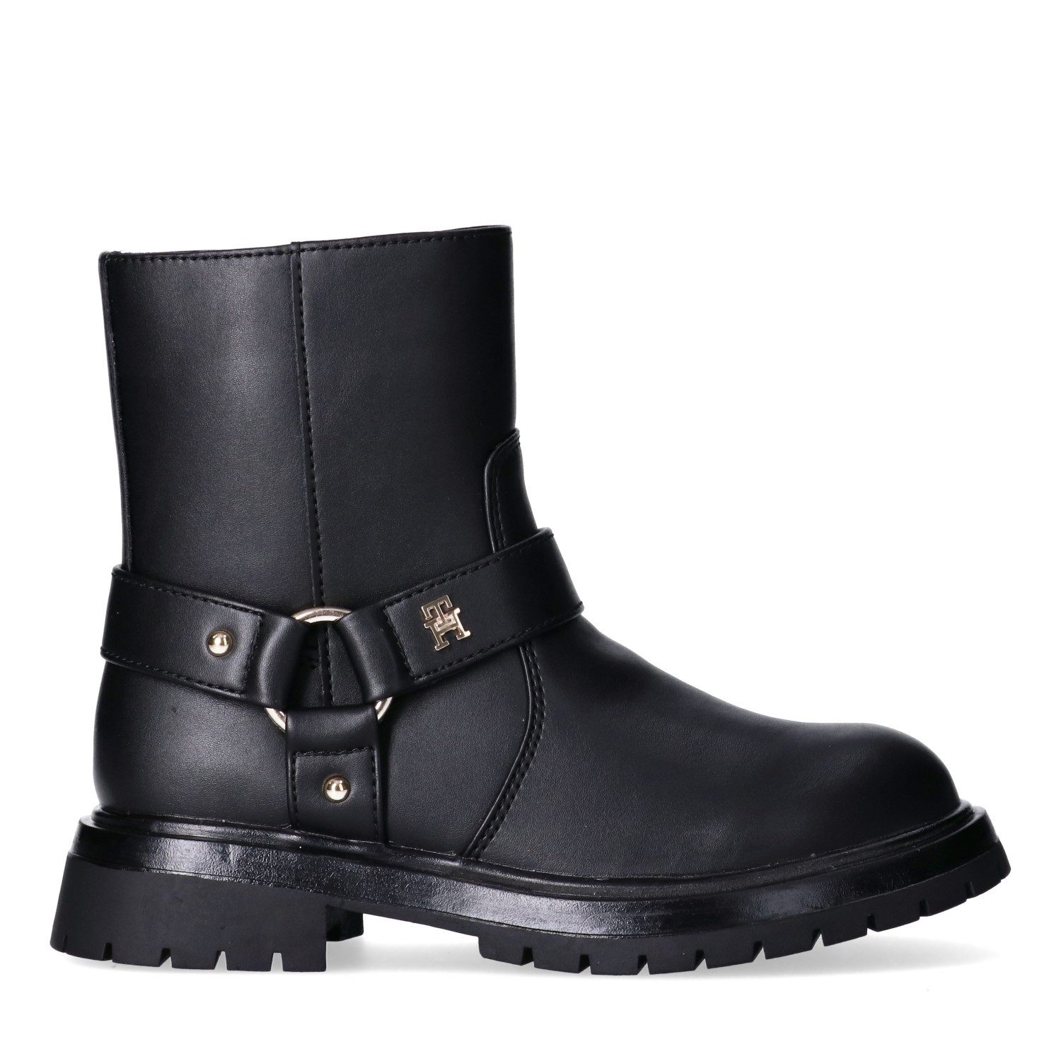 Tommy Hilfiger Bikerboots Biker Boots, Winterboots mit Blockabsatz