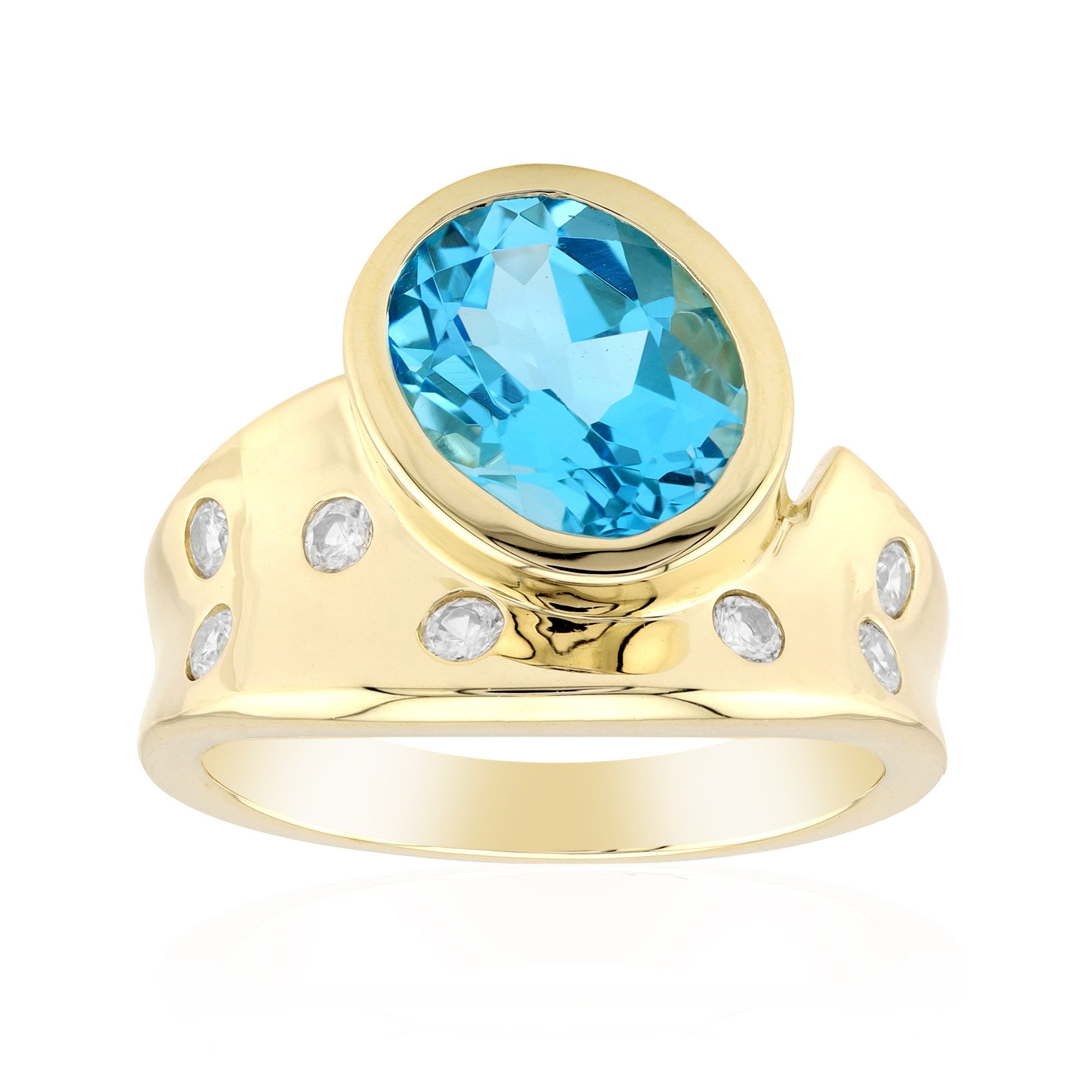 Cavill Goldring Marambaia-Topas-Goldring, 2,92 Karat (1-tlg)