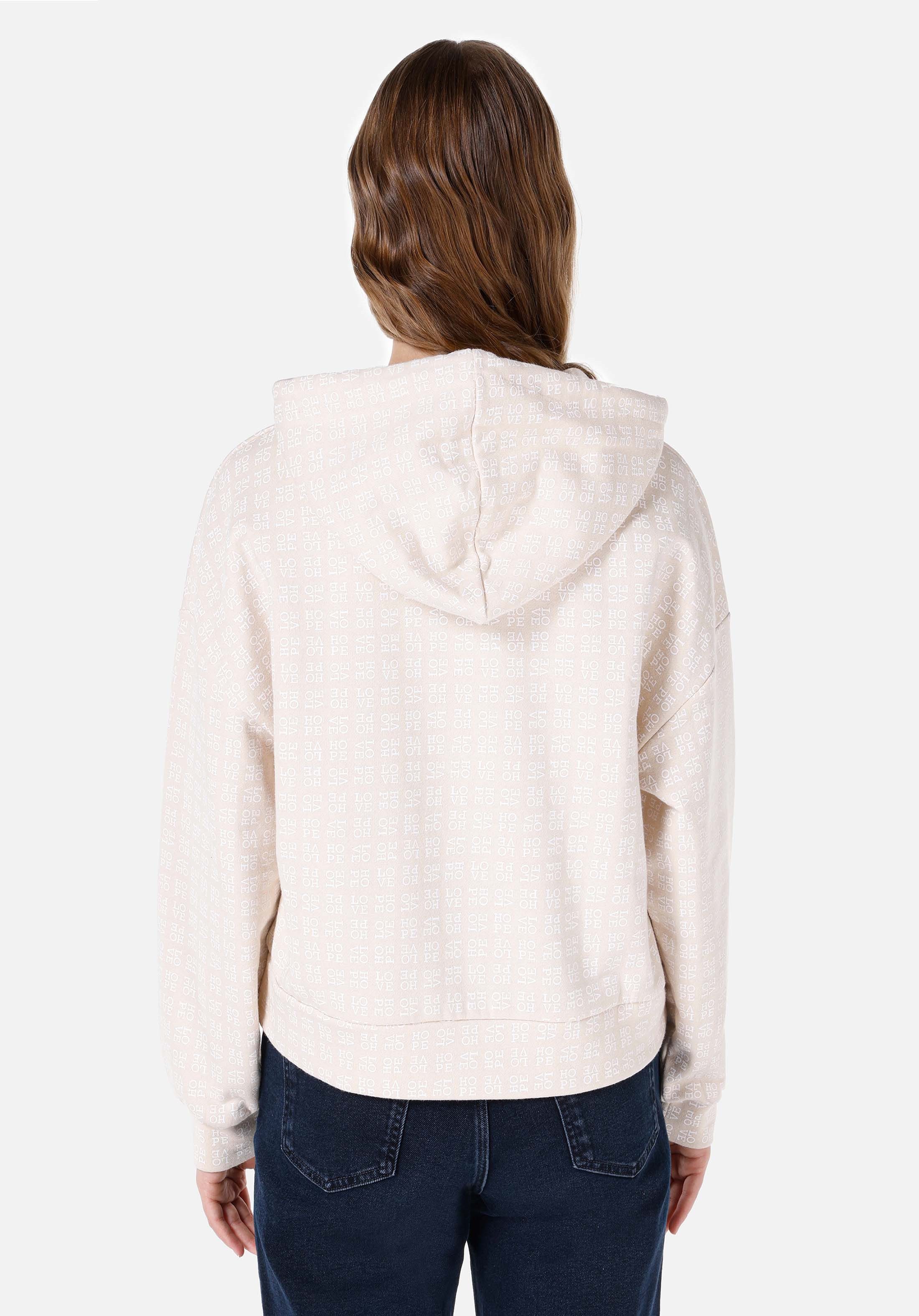 Colins Kapuzenpullover Colins Regular Fit Damen-Sweatshirt mit Kapuze und Aufdruck