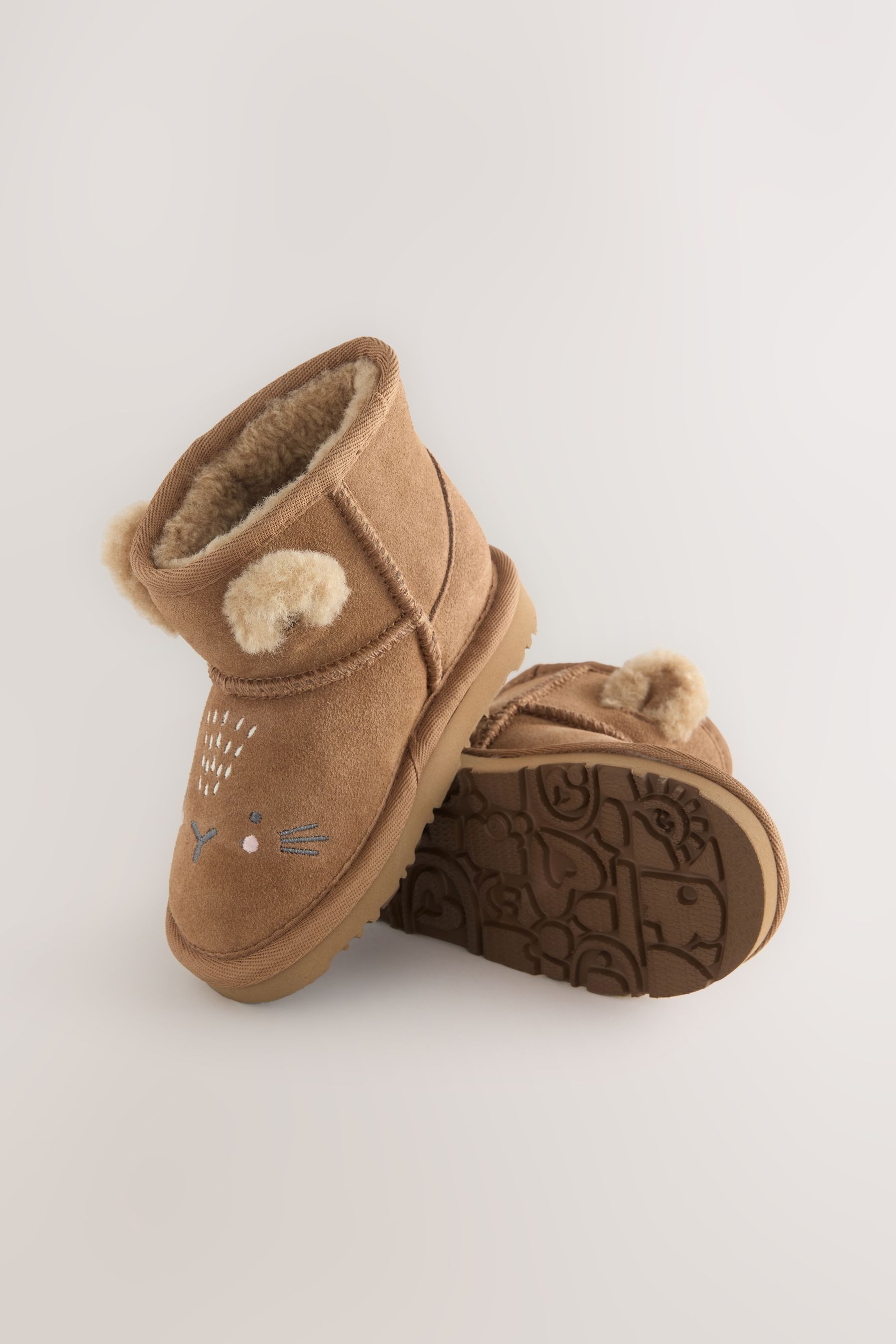 Next Wasserabweisende Schlupfstiefel aus Veloursleder Babystiefel (1-tlg) – Bild 4 von 5