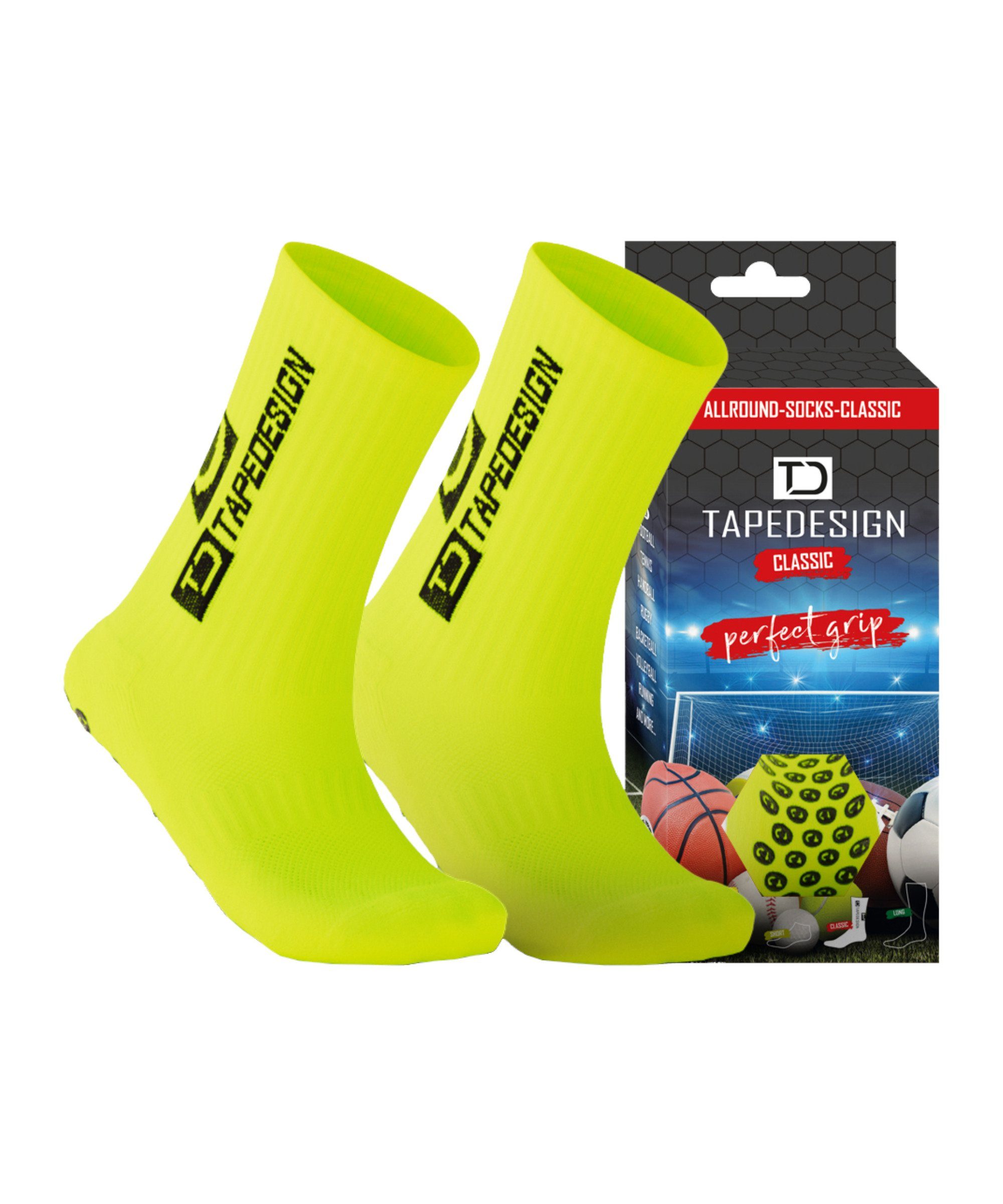 Tapedesign Sportsocken Tapedesign Gripsocks Socken Sportsocken günstig online kaufen