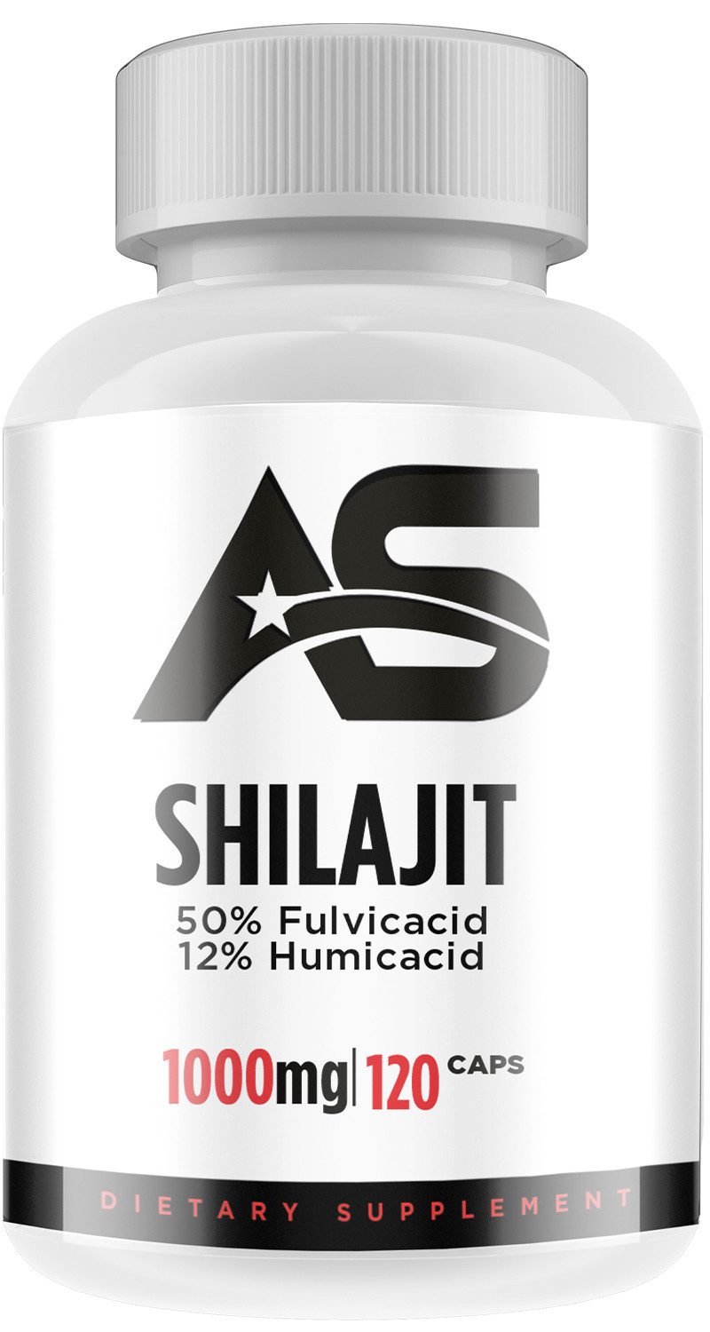 American Supps Shilajit Mumijo Extrakt mit Fulvin- und Huminsäure - hochdosiert Kapseln, 120 St., 75 g