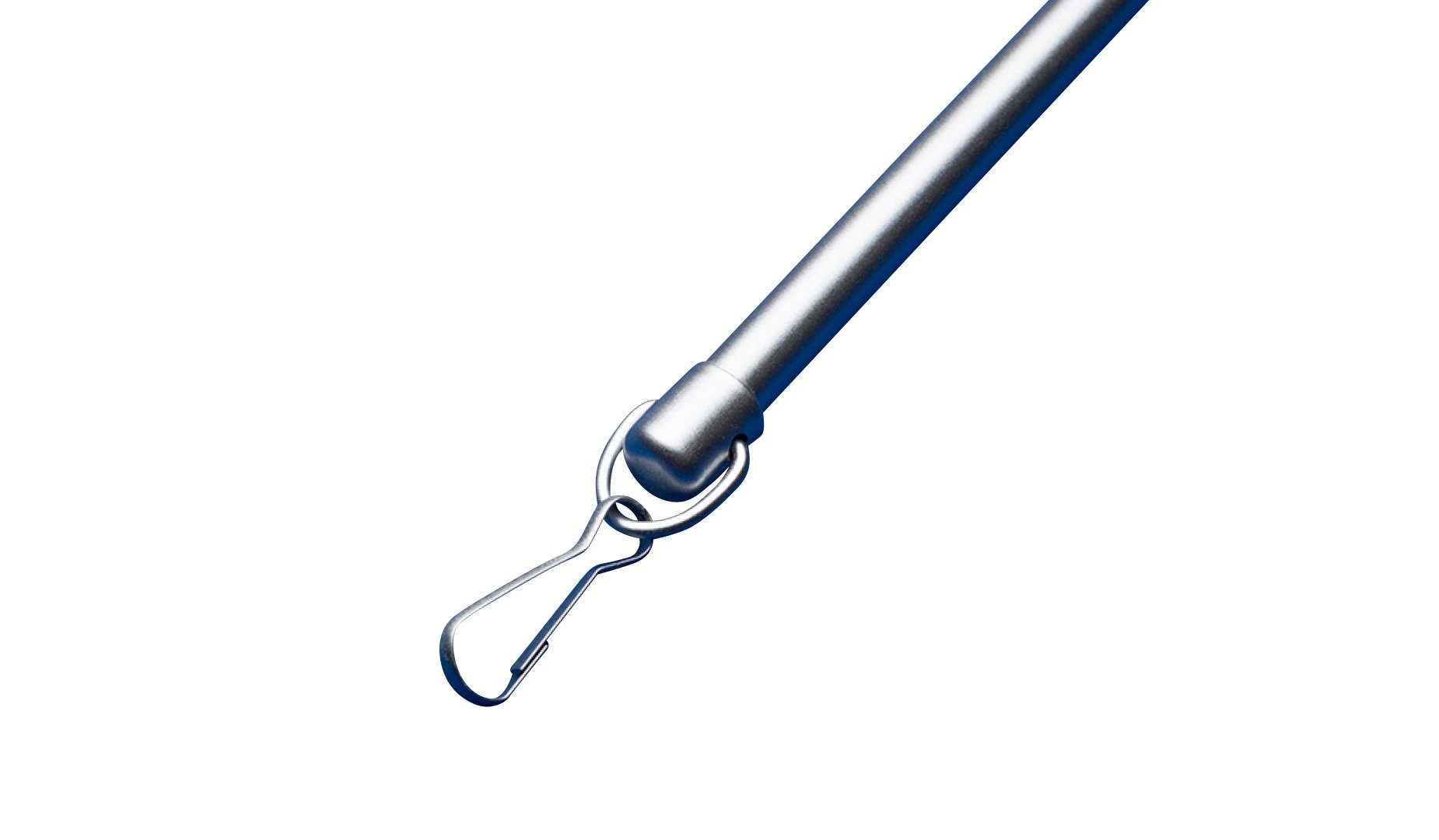 rewagi Schleuderstab Alu Schleuderstäbe - 75 cm, 100 cm – Farbe weiß, aluminium, Gardinen, Vorhänge, Flächenvorhänge, Seitenschals, Vorhangschiene, Schiebevorhänge, Verkaufseinheit: 2 Stück