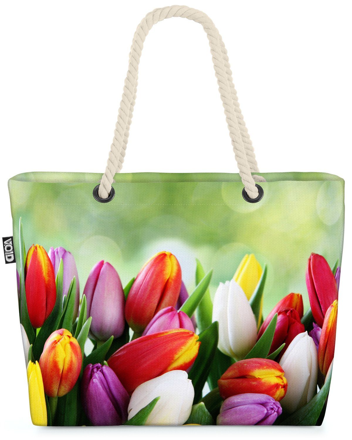 VOID Strandtasche (1-tlg), Tulpenstrauss Tulpen Blumen tulpe holland niederlande garten blumenzw