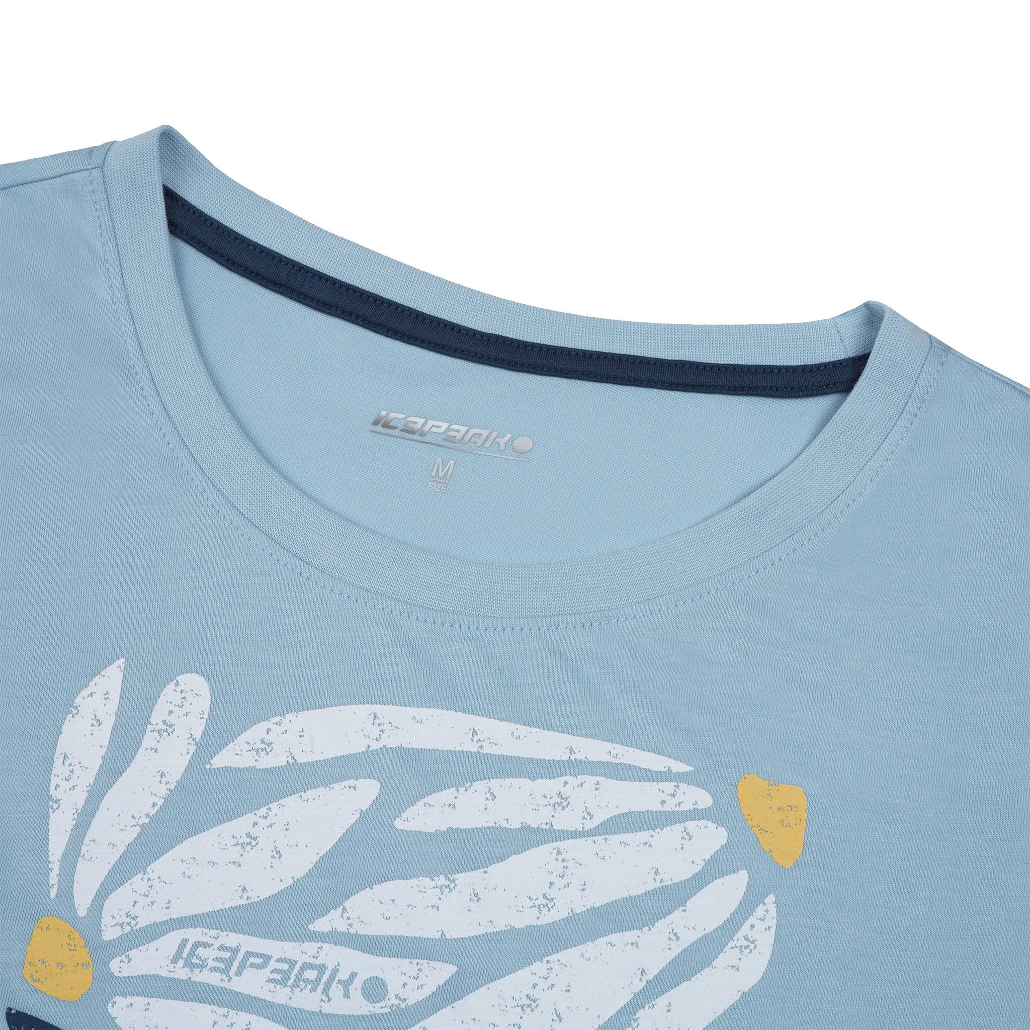 Icepeak Kurzarmshirt Belcher mit Print auf der Vorderseite