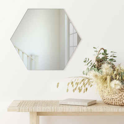 PHOTOLINI Spiegel ohne Rahmen, eleganter Wandspiegel im modernen Design