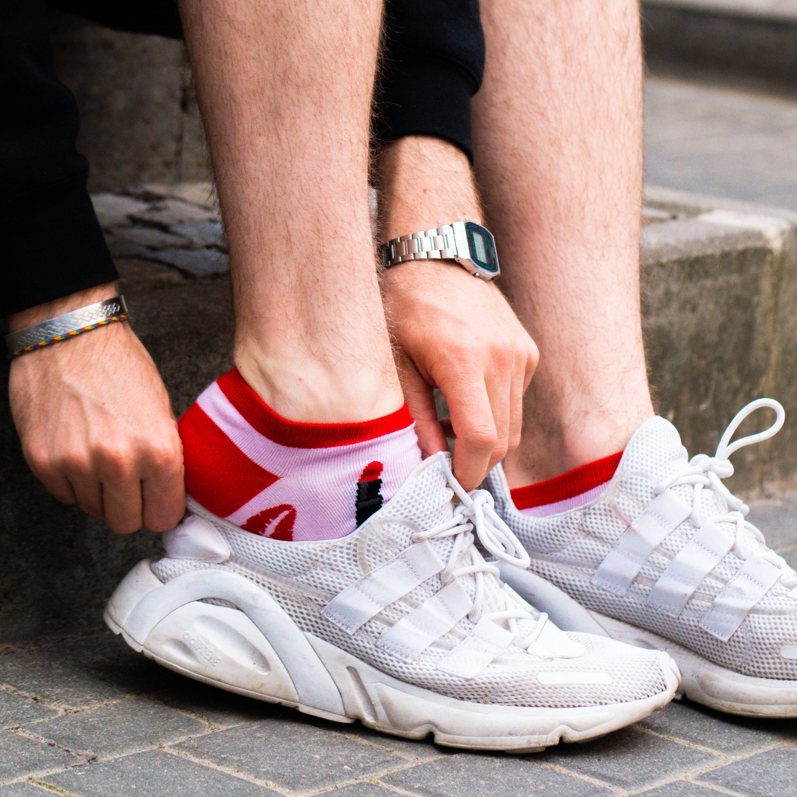 TwoSocks Sneakersocken Bunte Sneaker Socken lustige Füßlinge Damen & Herren, Einheitsgröße