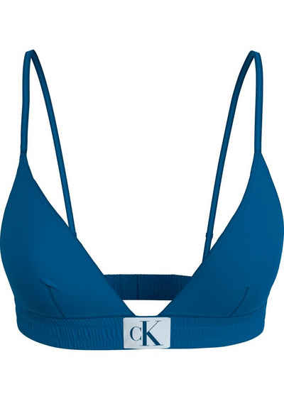 Calvin Klein Swimwear Triangel-Bikini-Top FIXED TRIANGLE-RP, mit Calvin Klein Markenlabel