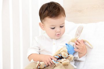 Sigikid Schnuffeltuch Semmel Bunny, Made in Europe