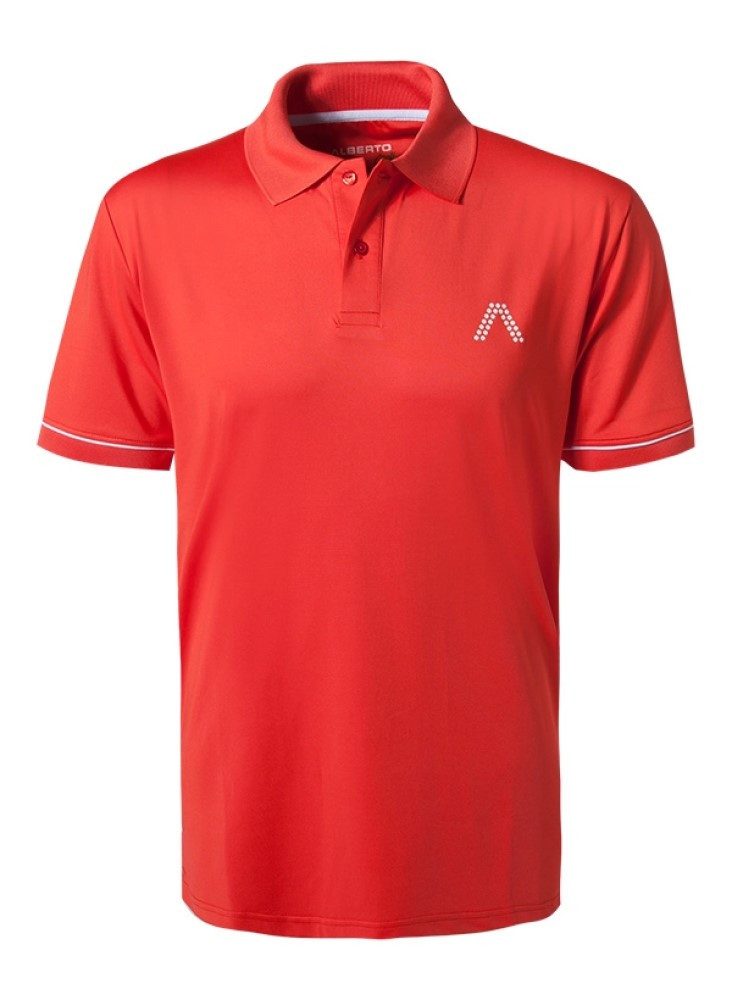Alberto Poloshirt Alberto Golf Polo Paul Rot Herren