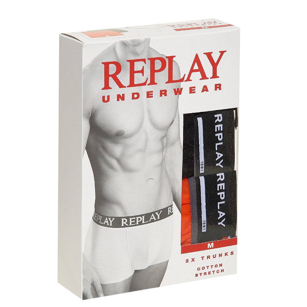 Replay Boxershorts Boxer Style Cuff Logo