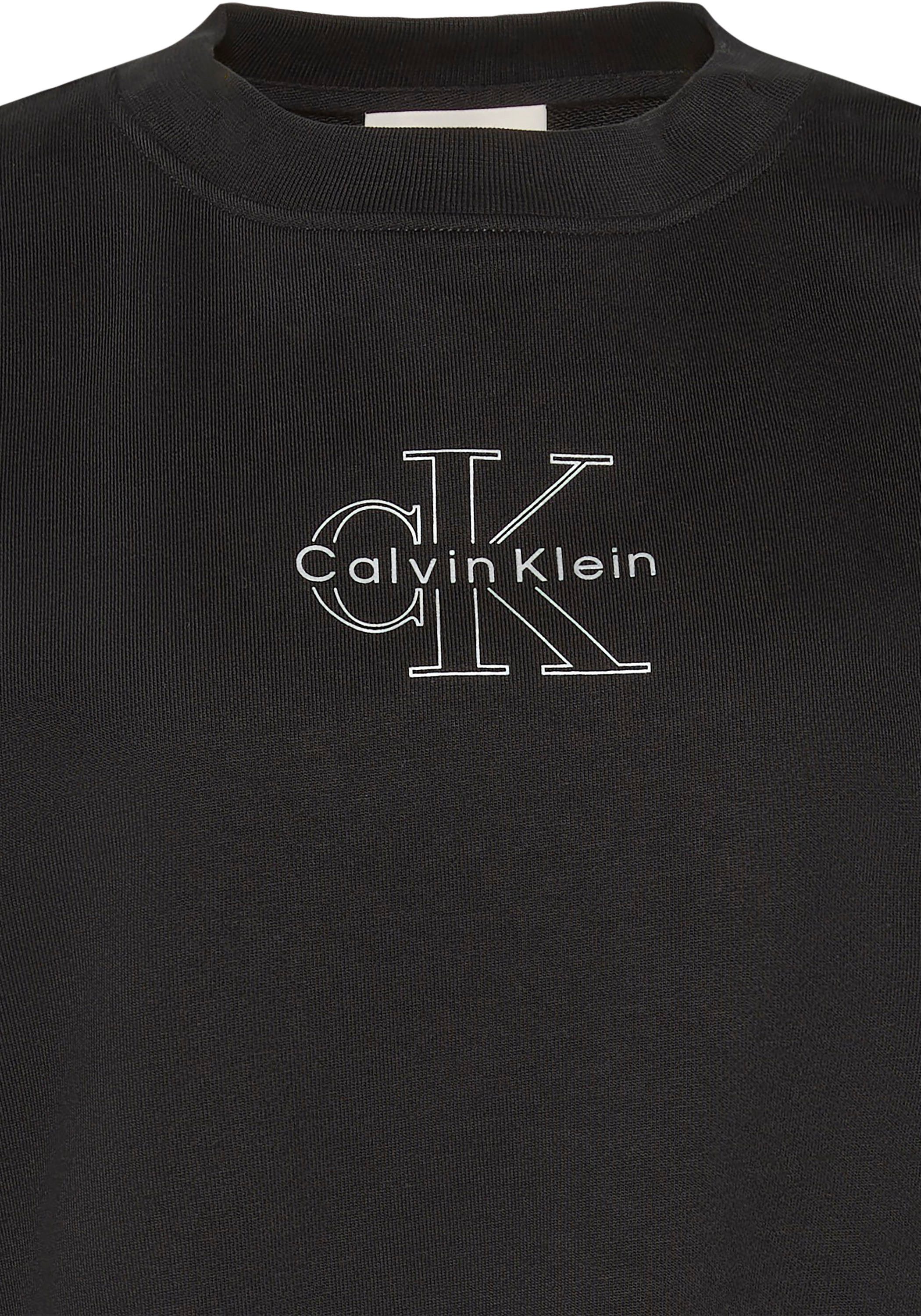 Calvin Klein Jeans Sweatshirt FOIL CREW SWEATSHIRT Regular fit mit Rundhalsausschnitt