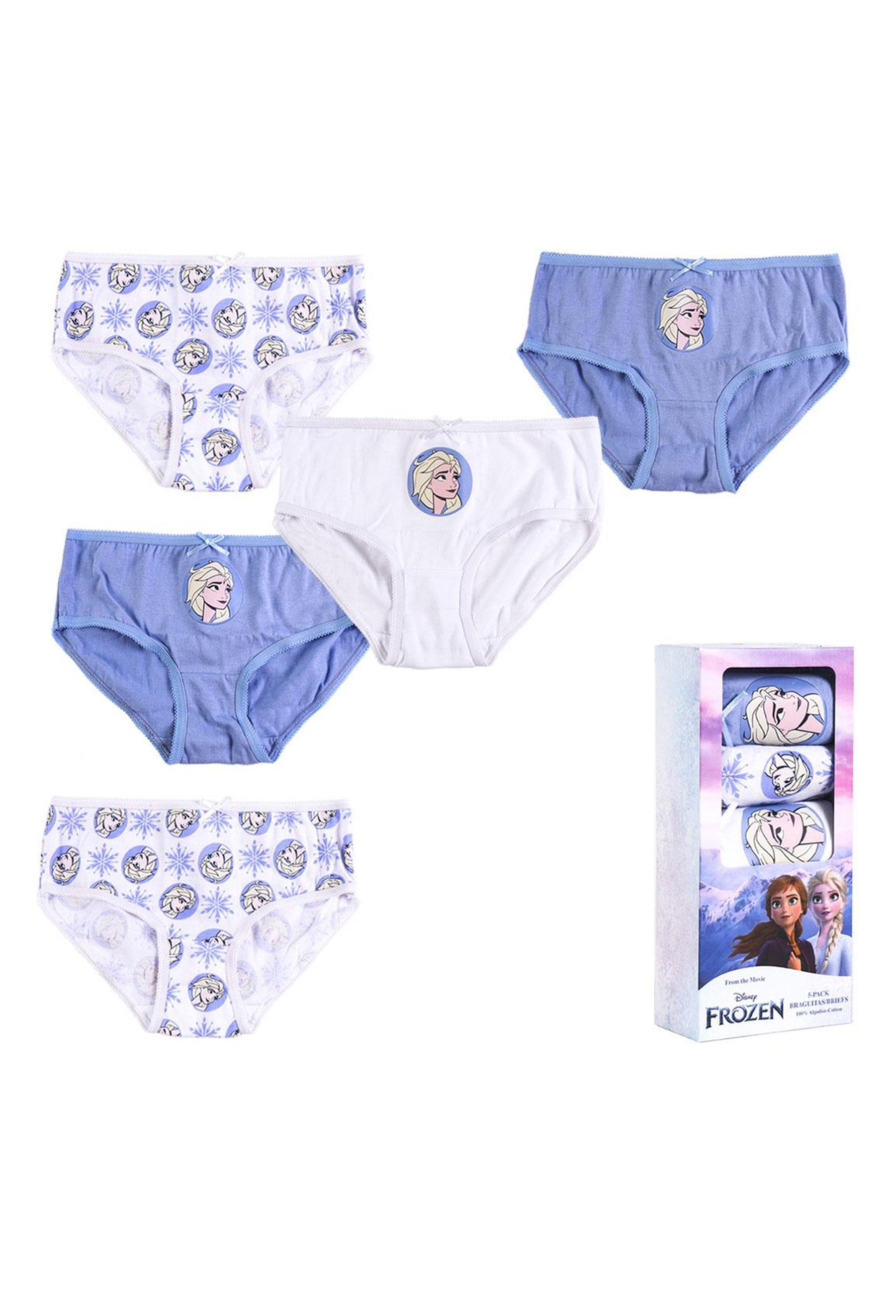 Disney Slip Unterwäsche-Set für Mädchen, 5 Teile, eingefroren