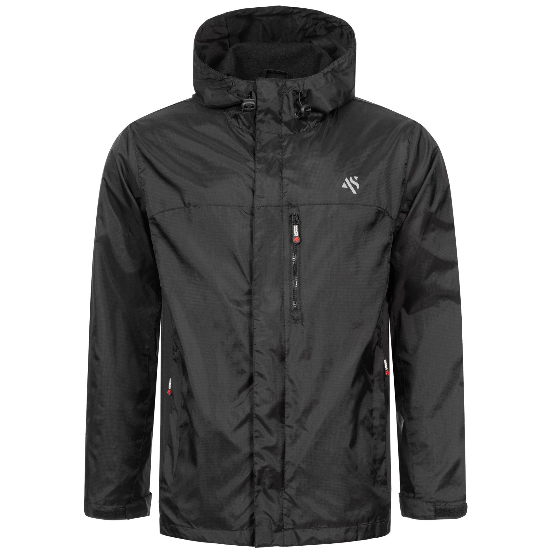 Alessandro Salvarini Regenjacke Alessandro Salvarini Herren Regenjacke AS323 mit durchgehendem Reißverschluss
