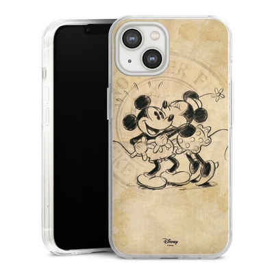 DeinDesign Handyhülle Mickey Mouse Minnie Mouse Vintage Minnie&Mickey, Apple iPhone 14 Hülle Bumper Case Handy Schutzhülle Smartphone Cover