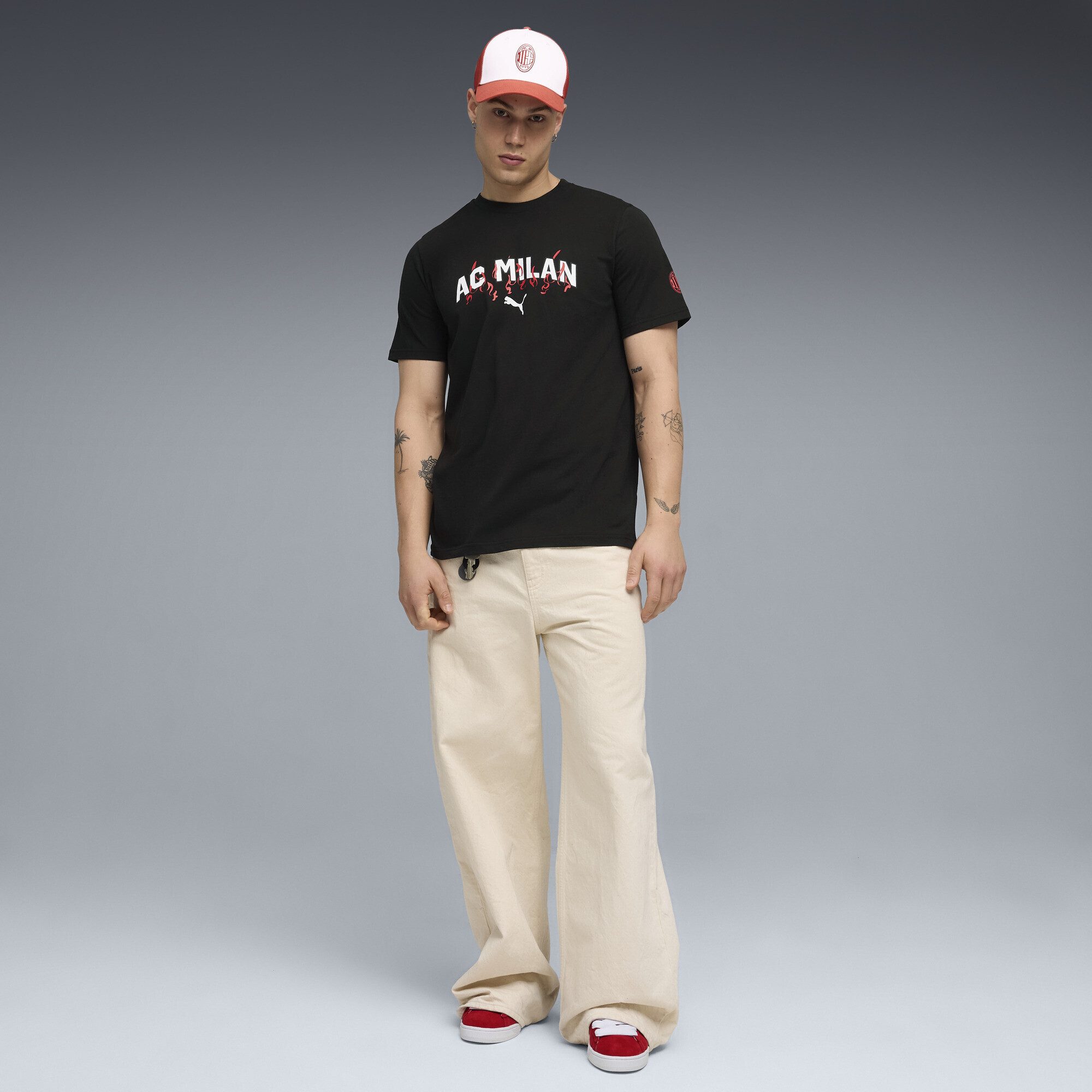 PUMA T-Shirt AC Milan FtblCulture T-Shirt Herren