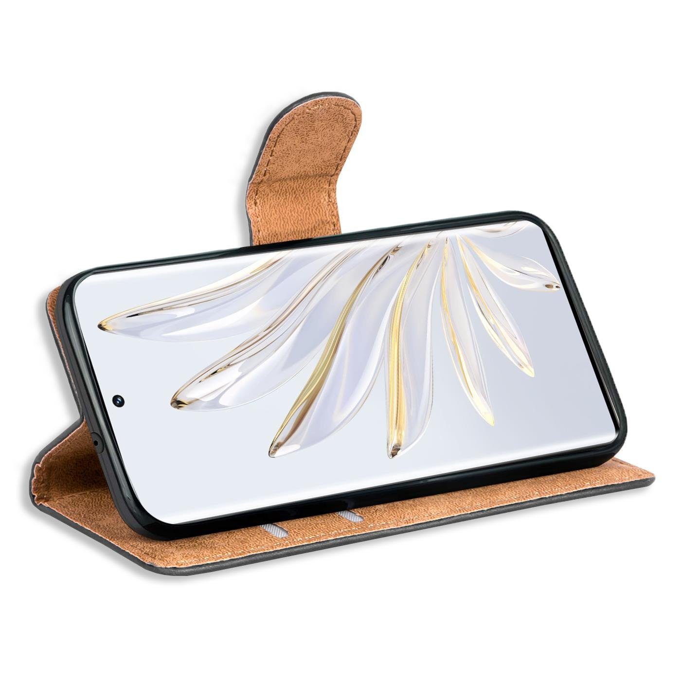 CoolGadget Handyhülle Book Case Handy Tasche für Honor 70 6,67 Zoll, Hülle Klapphülle Flip Cover für Honor 70 Schutzhülle stoßfest
