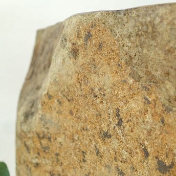 wohnfreuden Waschbecken Megalith Waschtischsäule natur (Kein Set), 90_101530