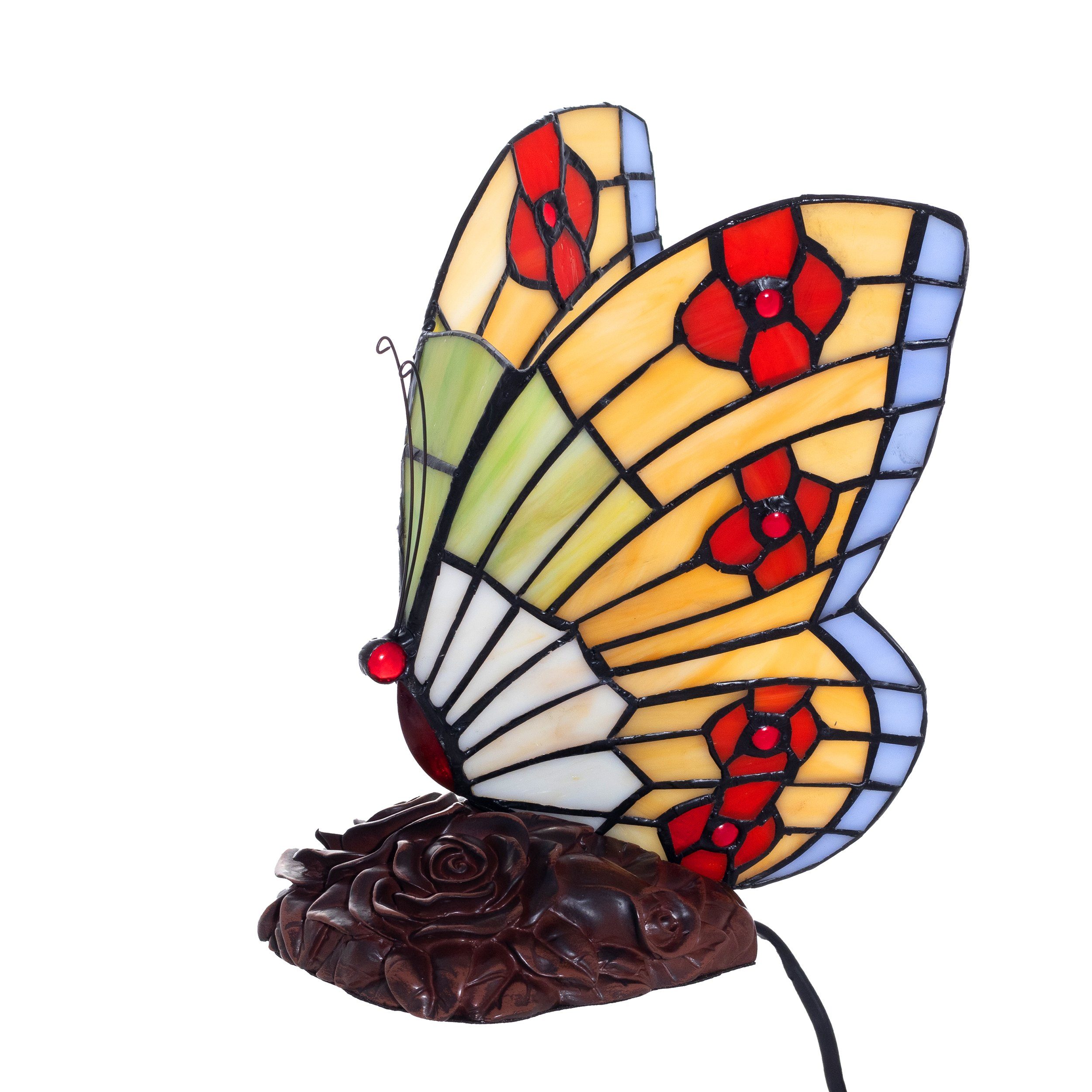 Stehlampe Tischlampe Tiffany-Style Schmetterling 203 Leuchte Dekorationslampe