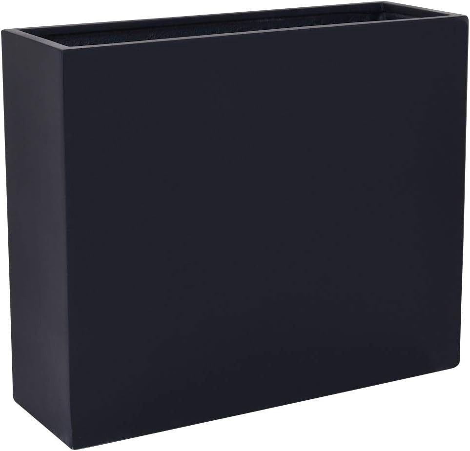VIVANNO Pflanzkübel Fiberglas ELEMENTO auf Rollen Kasten - Anthrazit Matt (1 St), 88x30x75 cm