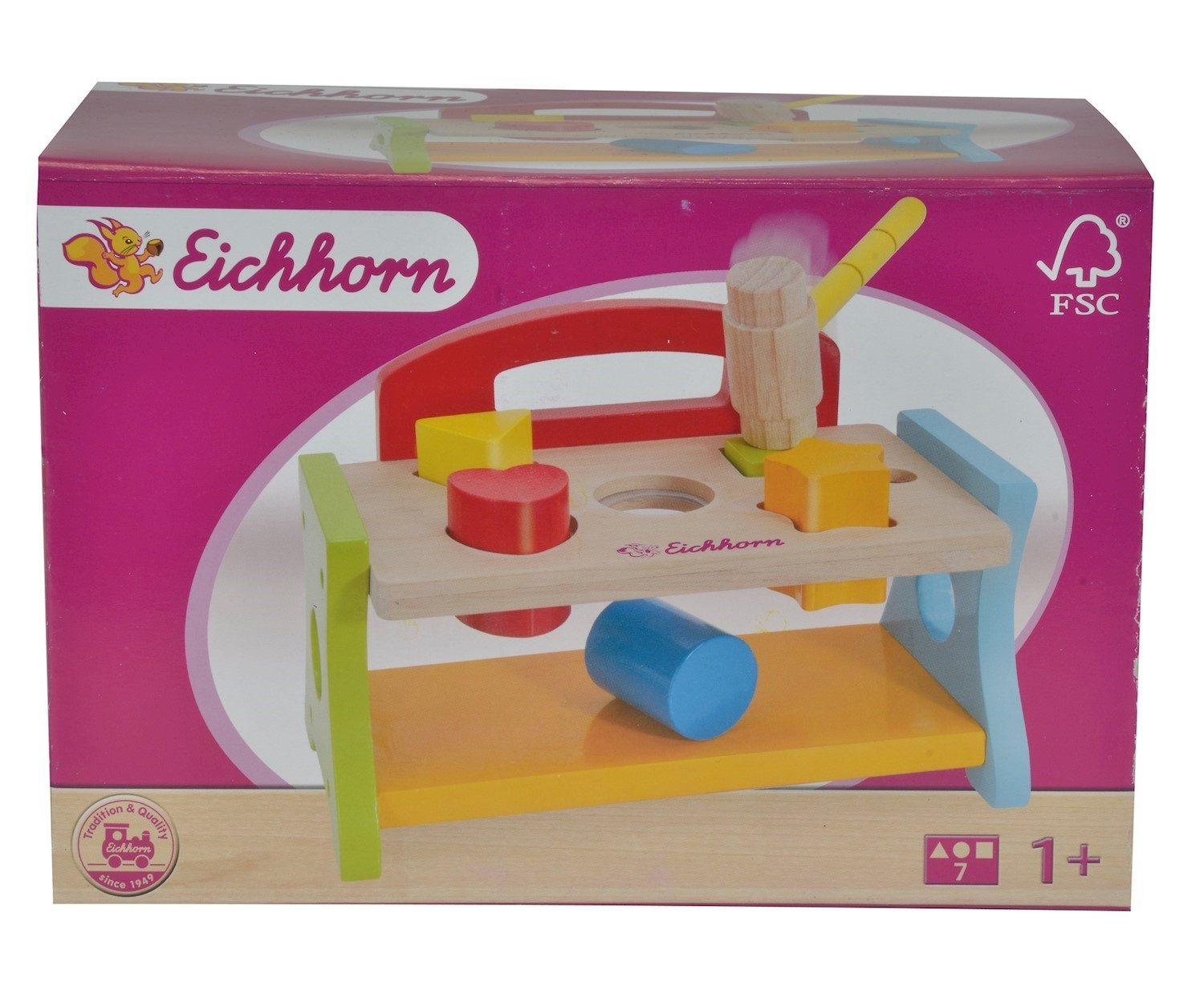 Eichhorn Lernspielzeug Eichhorn Klopfbank