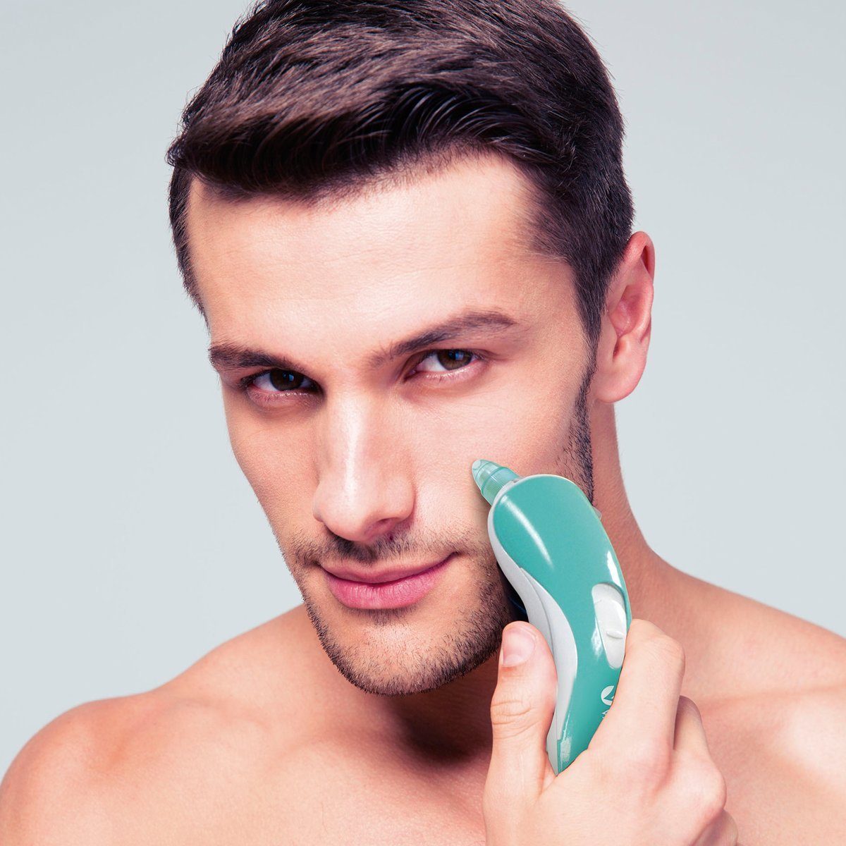 Velform® 4 Porensauger 6-tlg., Gesicht jugendliche Velform®️ Porenreiniger Clear, Vacu mit und Aufsätzen, saubere Haut