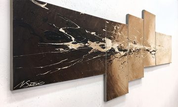 WandbilderXXL XXL-Wandbild Blasted Dusk 210 x 80 cm, Abstraktes Gemälde, handgemaltes Unikat