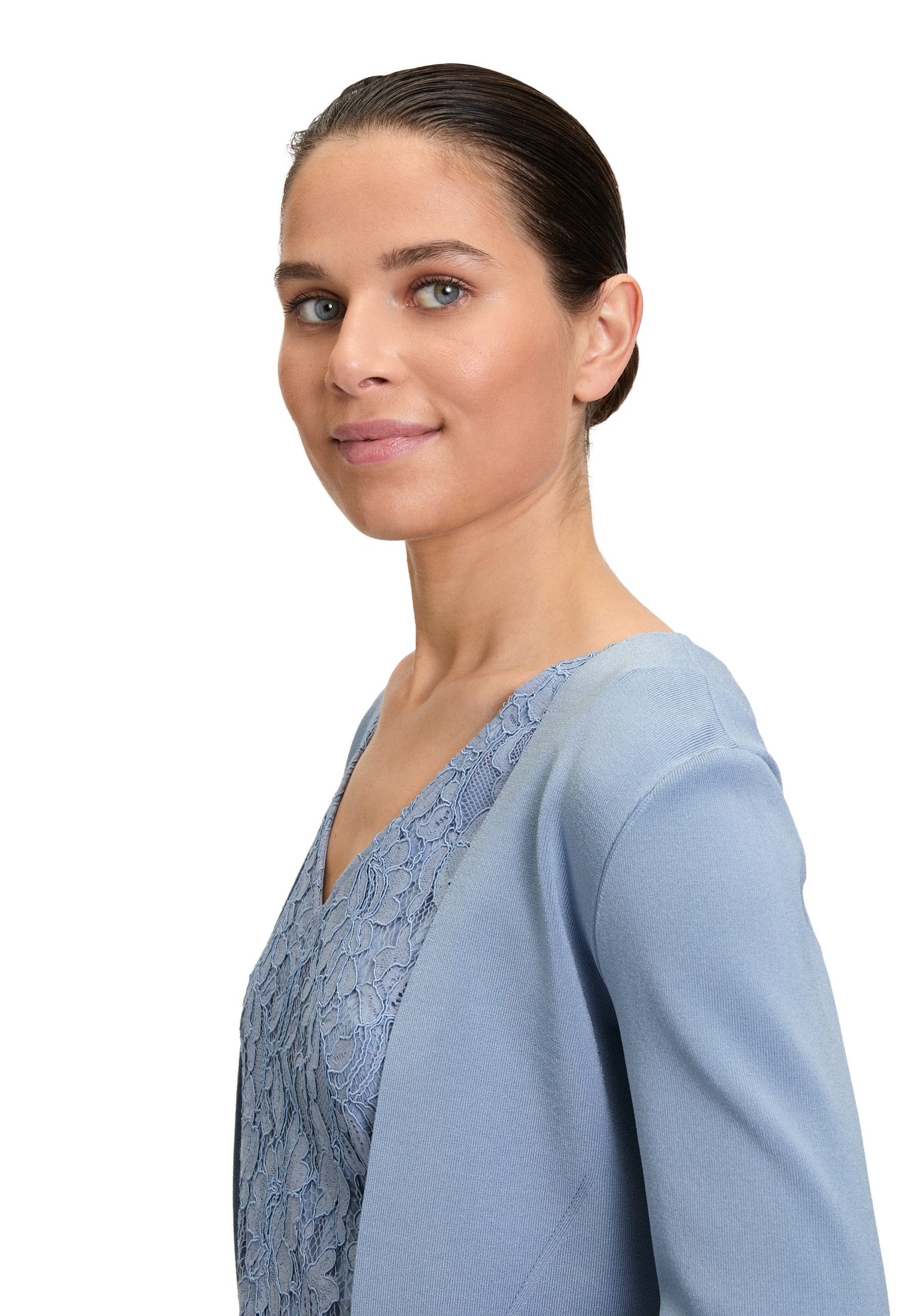 Vera Mont Strickjacke Damen langarm (1-tlg) Ärmelschlitz