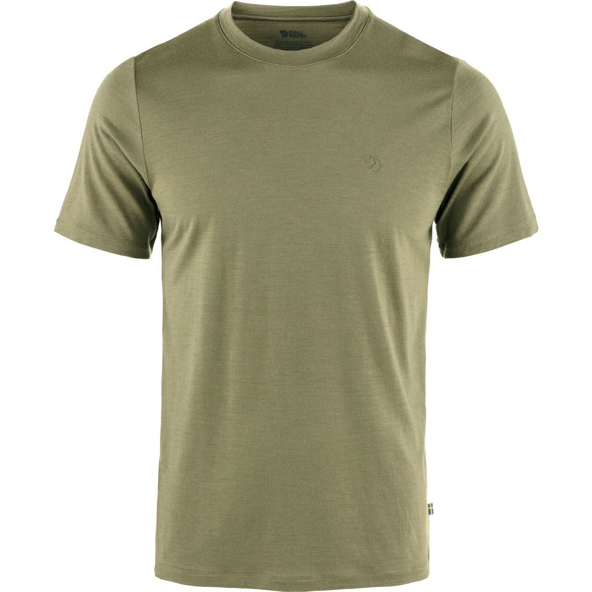 Fjällräven Kurzarmshirt Abisko Wool SS M Perfektes Herren-Trekking-Shirt aus Merinowolle und recyceltem