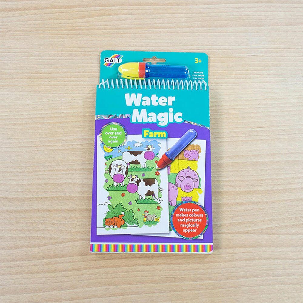 Jumbo Spiele Malvorlage GALT Water Magic Bauernhof