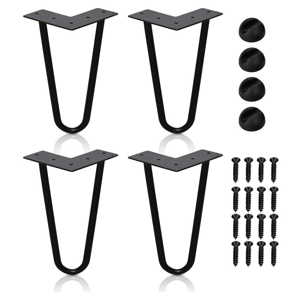 Clanmacy Tischbein 4x Tischbeine Hairpin Legs für Kommode - 15-72cm günstig online kaufen