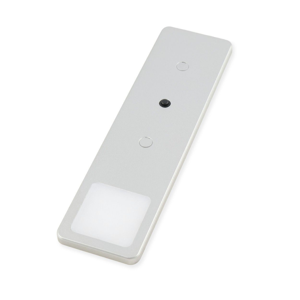 kalb LED Unterbauleuchte LED Unterbauleuchte Solid2, SET silbergrau, mech. Schalter, 3W, 1er Set warmweiß, warmweiß/neutralweiß