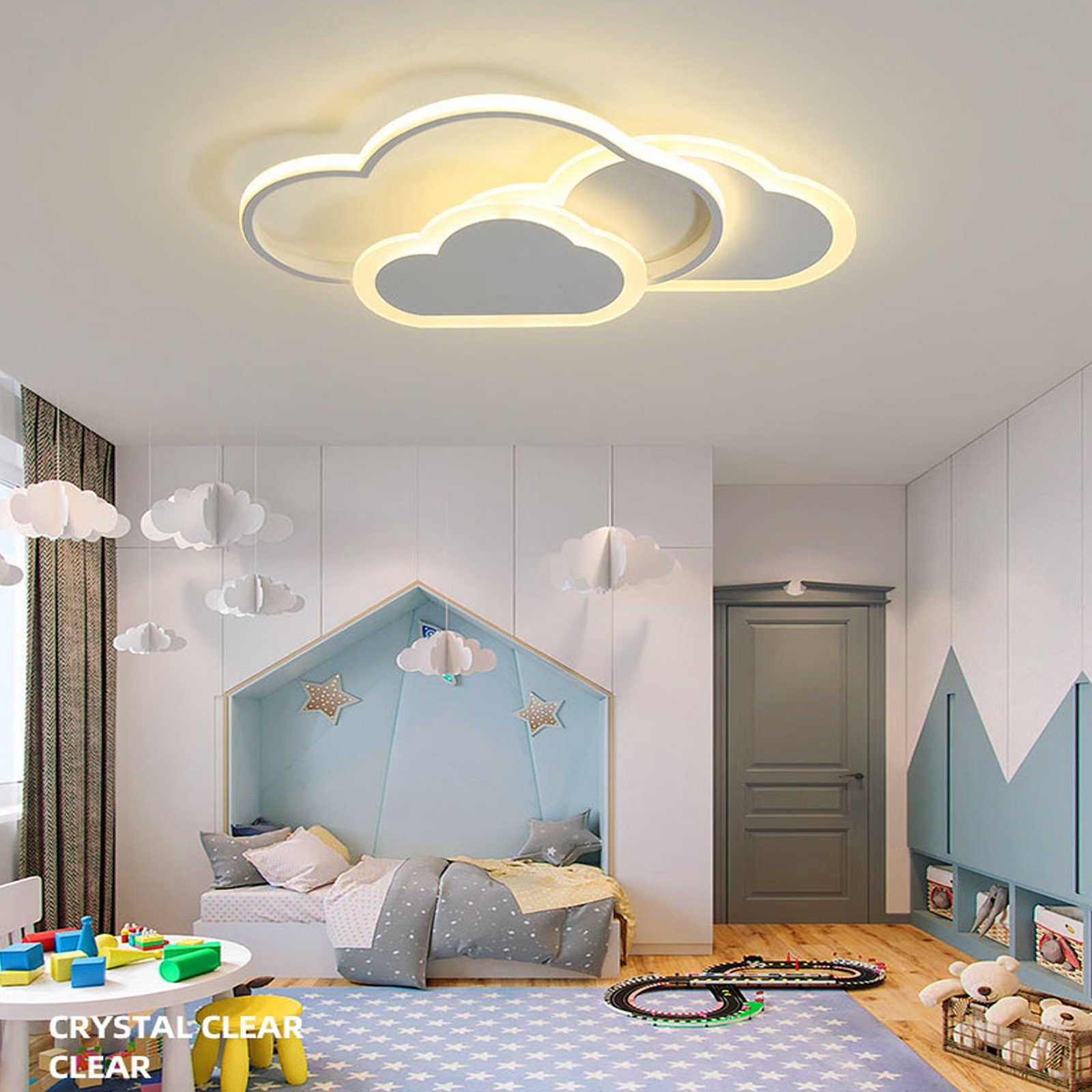 Daskoo Deckenleuchten Wolkenform LED Deckenlampe mit günstig online kaufen