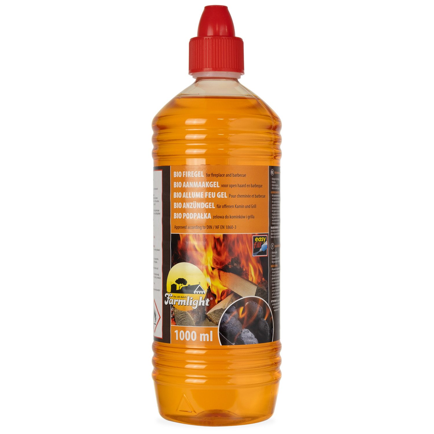 Moritz Flüssig-Grillanzünder 1L Grillanzünder Anzündgel Kaminanzünder Brenngel, (Brennstoff), Anzünder für Kamin, Kaminholz, Briketts, Holzkohle
