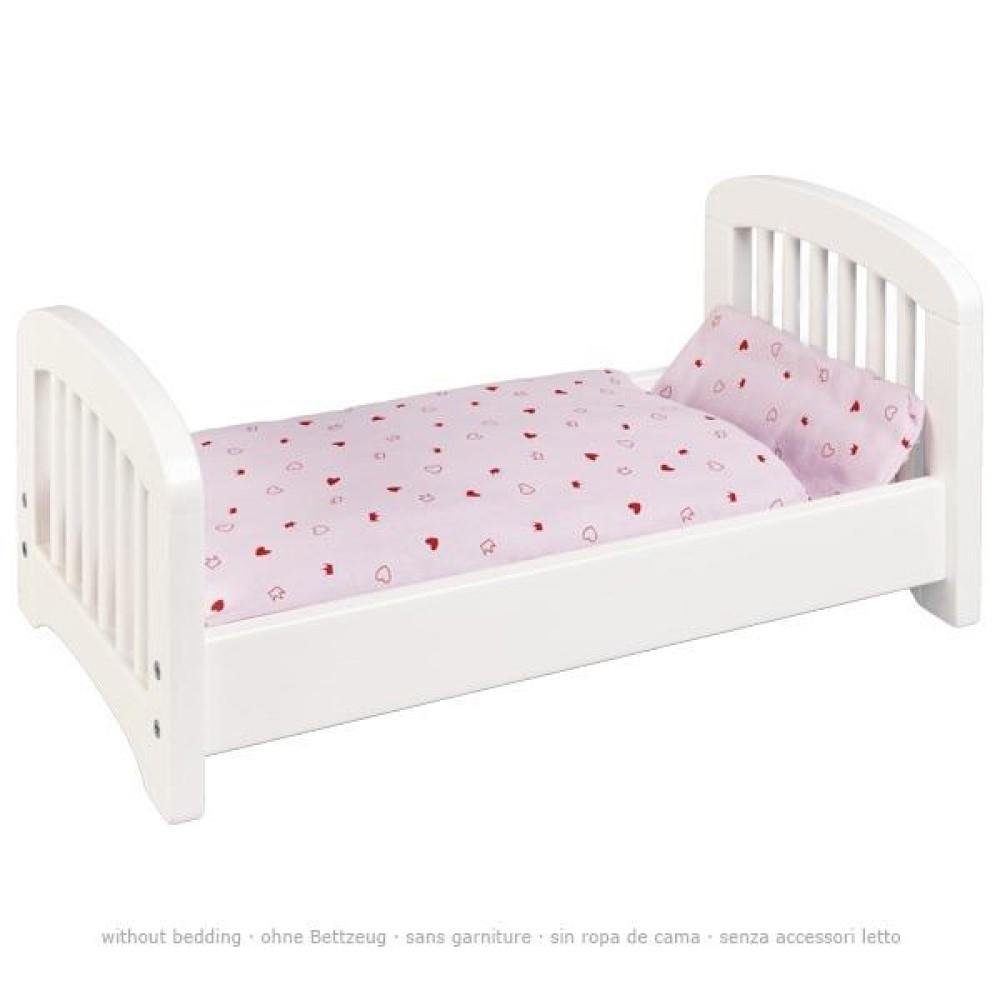 goki Puppenbett Puppenbett Weiss, Puppenmöbel Puppenstube Puppenhaus Puppen günstig online kaufen