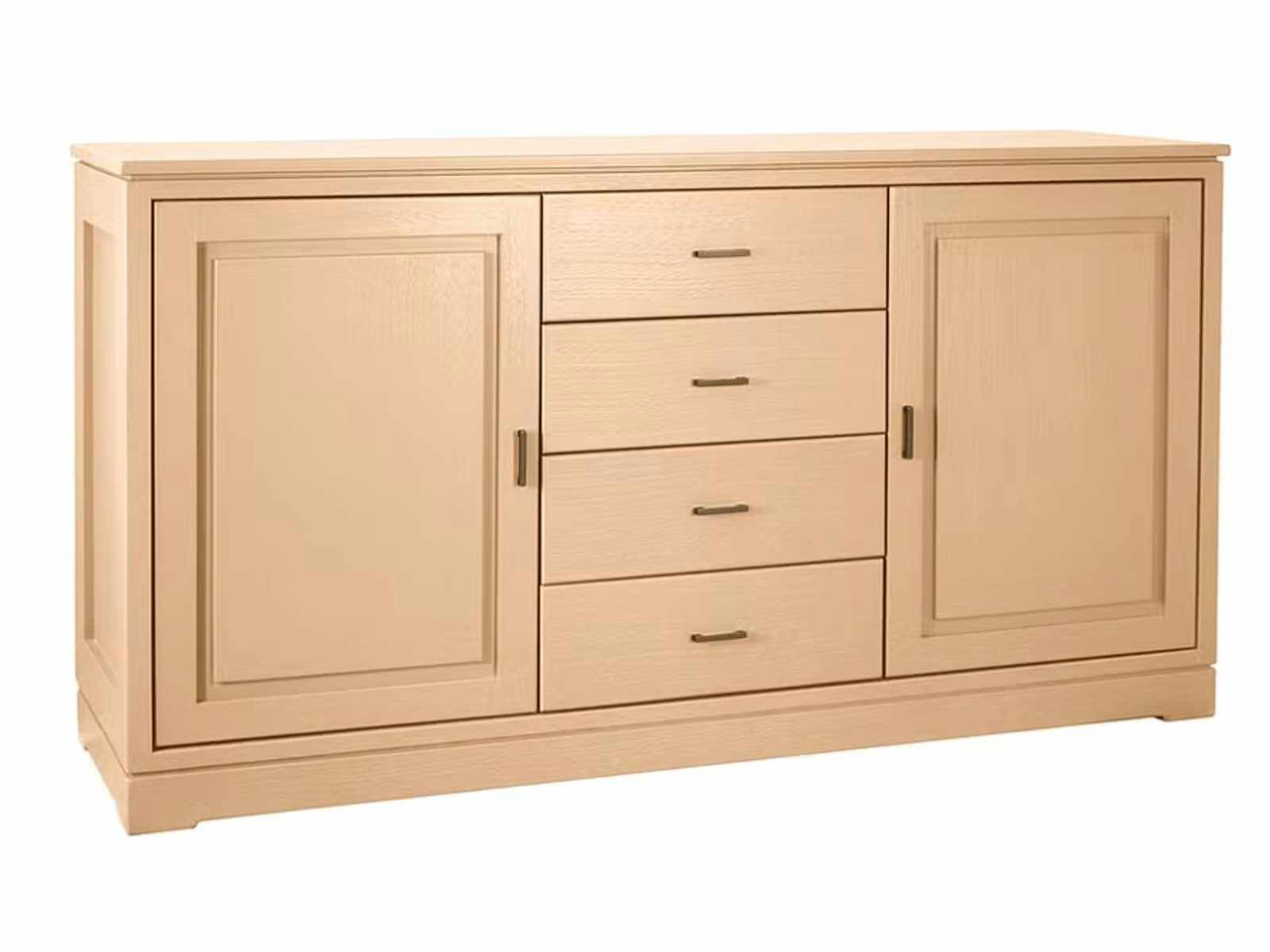 Casamia Sideboard Sideboard Casaventi 2-türig mit 4 Schubladen Pinie Massivholz