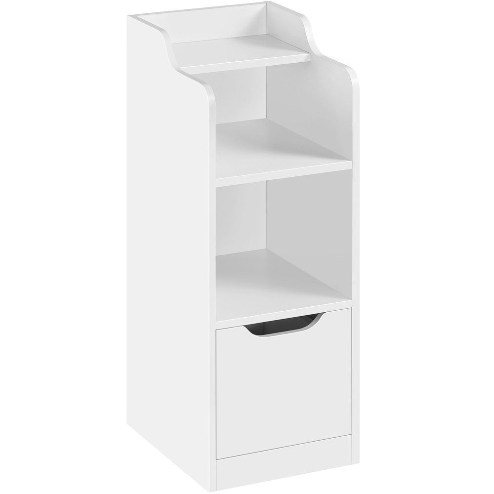 Yaheetech Nachttisch Beistelltisch mit Schublade & Ablage & Staufach (1-St), Schmale Nachtkonsole für Schlafzimmer/Wohnzimmer