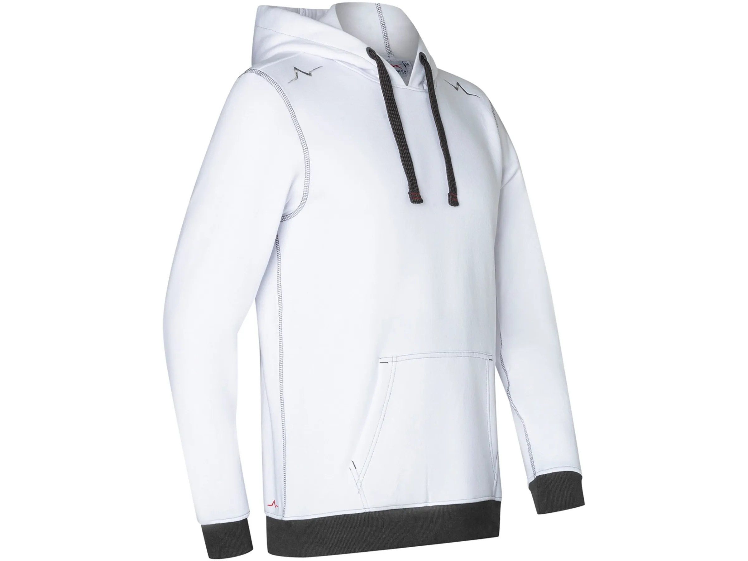 Kübler Arbeitsjacke Workwear Hoodie Kaputzenjacke Arbeitsjacke weiß lässiges Design