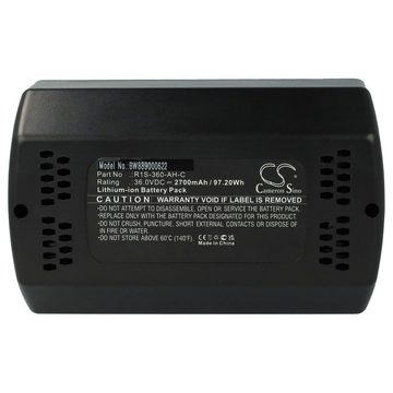 vhbw passend für Güde Akku-Rasenmäher 370/36 Li-Ion (95540), Akku 2700 mAh