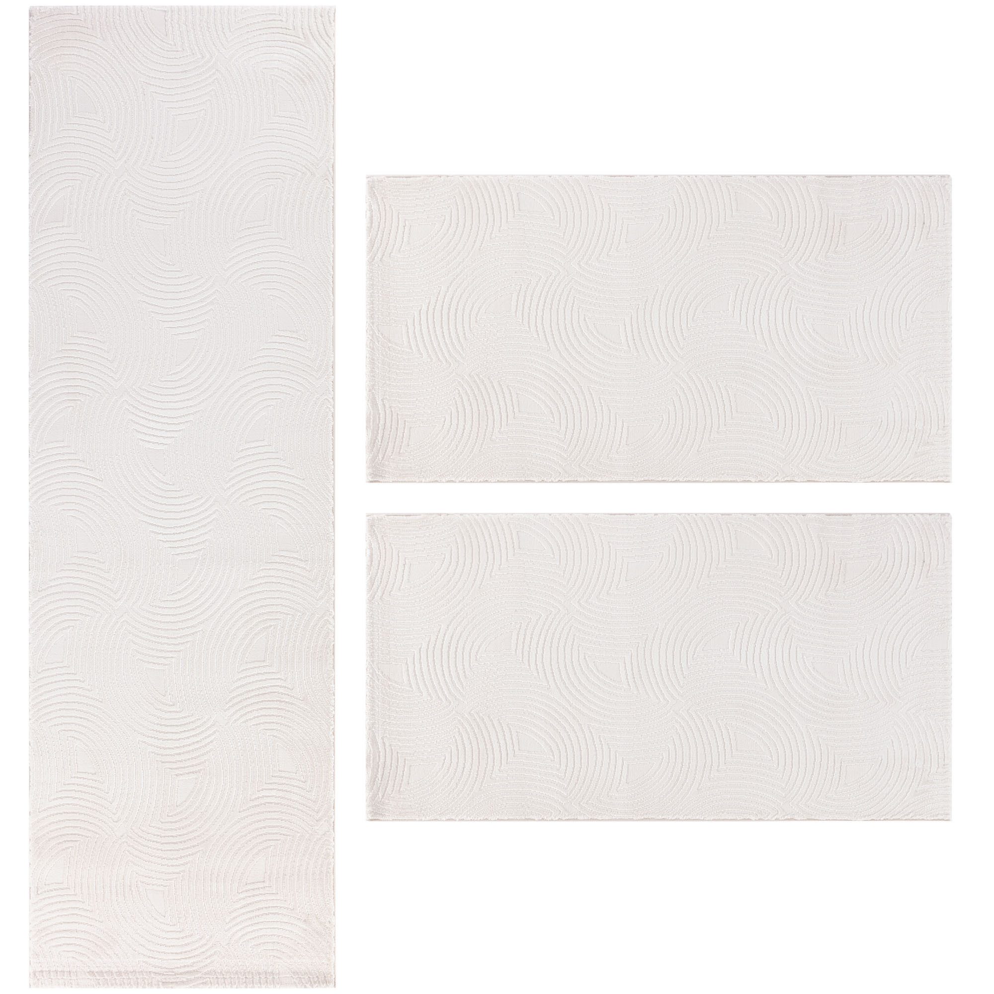 Carpettex Kurzflor-Bettumrandung Skandinavisches Boho Muster, Höhe günstig online kaufen