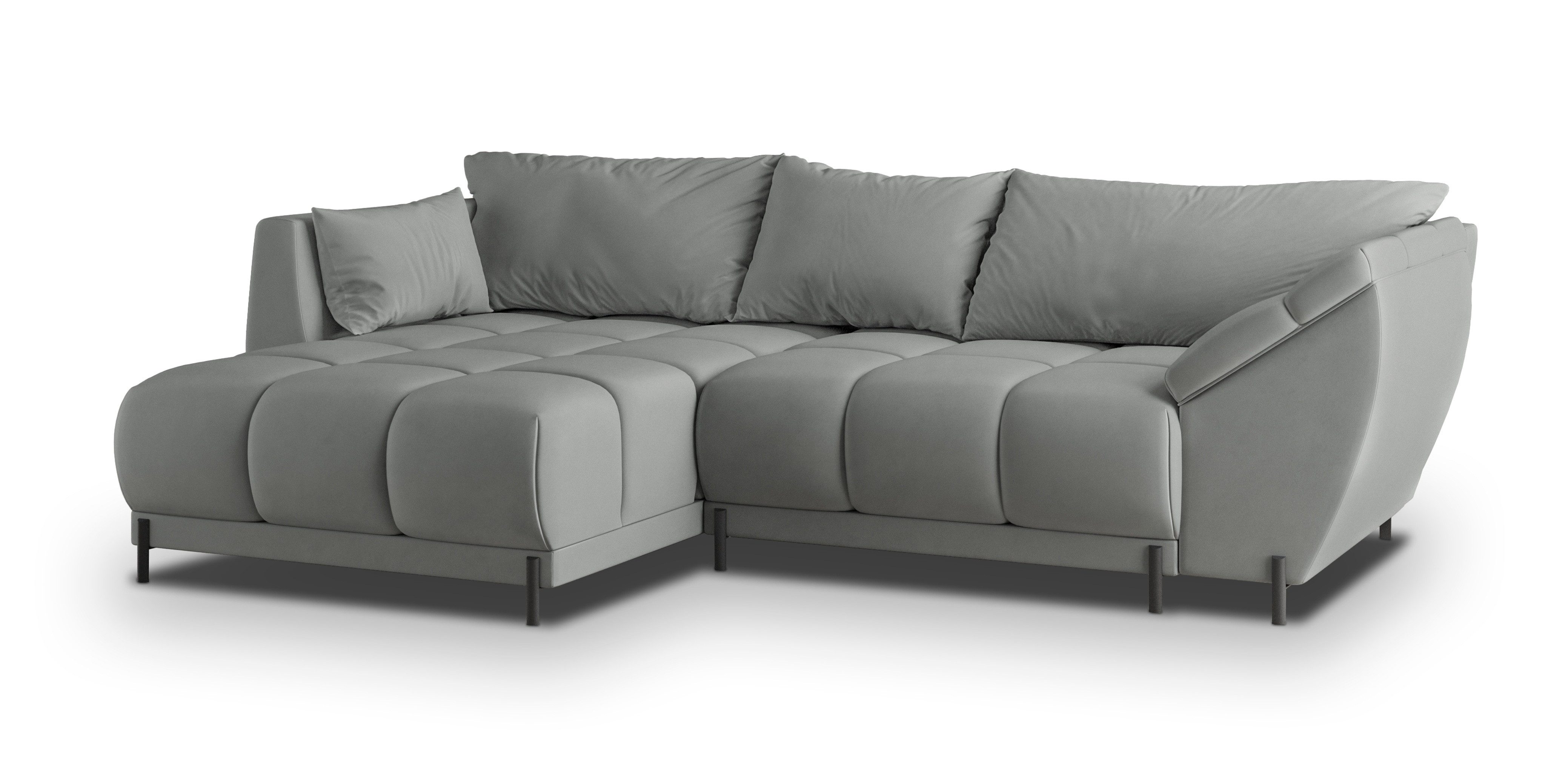 Masseno Ecksofa VESTANO mit Schlaffunktion L-Form, Sofa mit Bettkasten