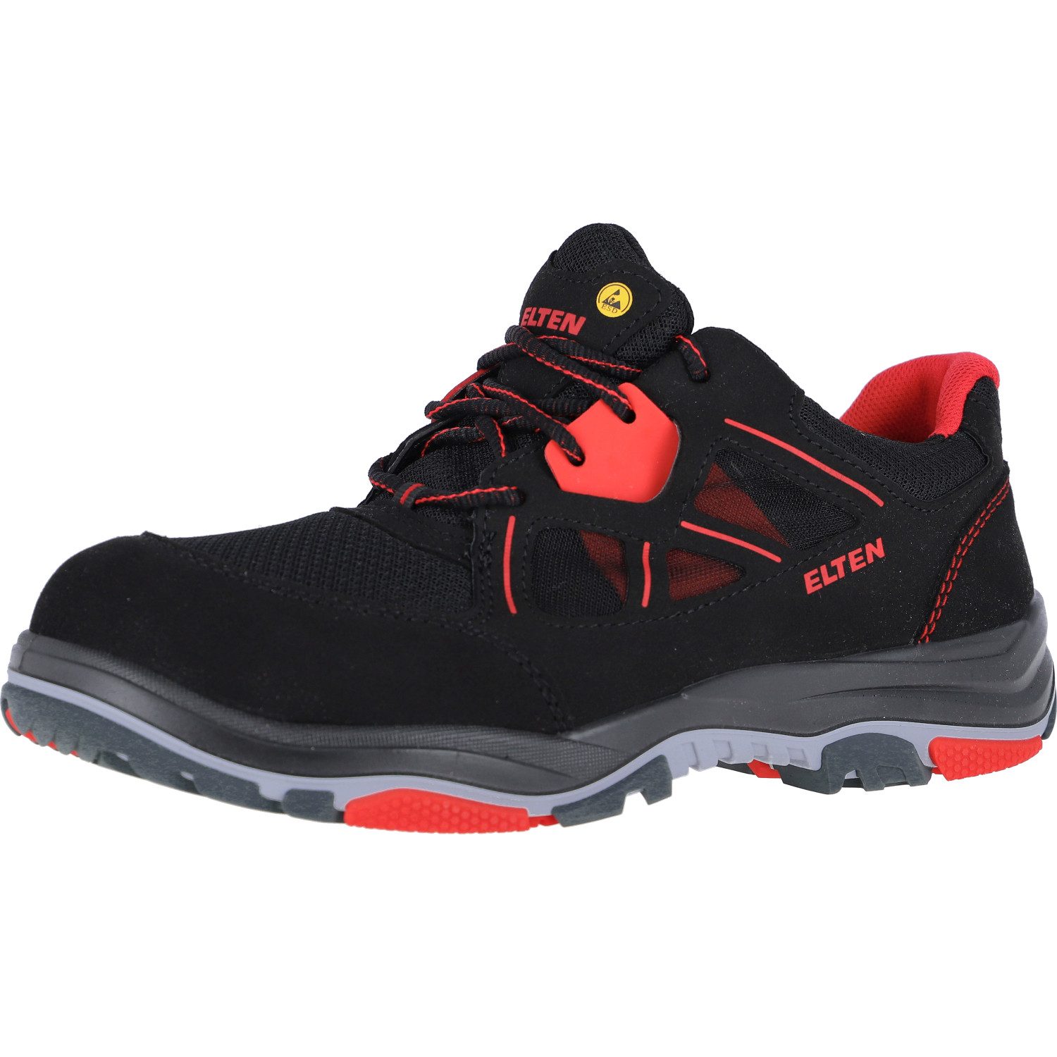 Sicherheitshalbschuhe S1P "ANTHONY RED LOW" ESD Sicherheitsschuh