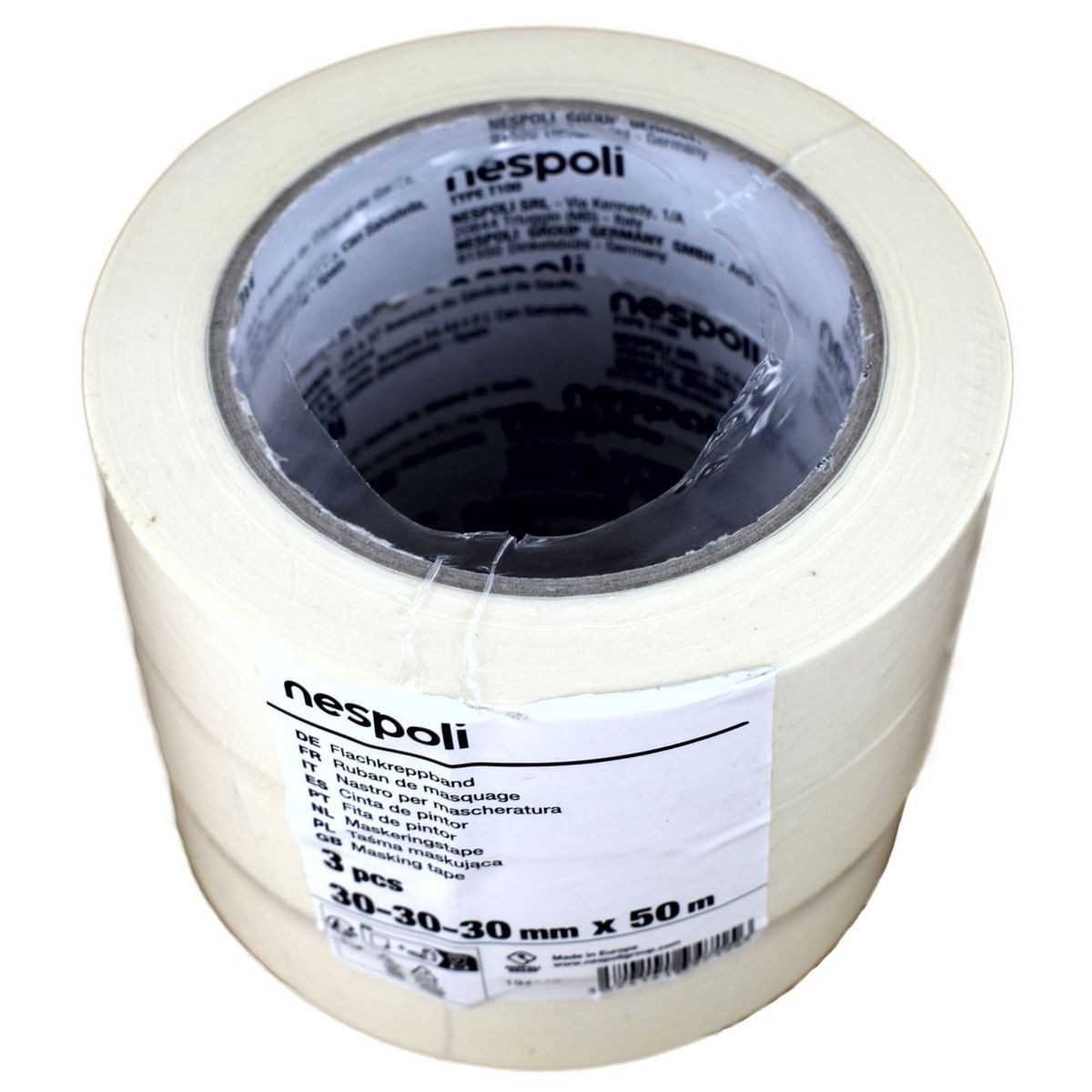 Color Expert Klebeband Malerkrepp Rollen 3x50m 30mm Klebeband Hotmelt Kleber